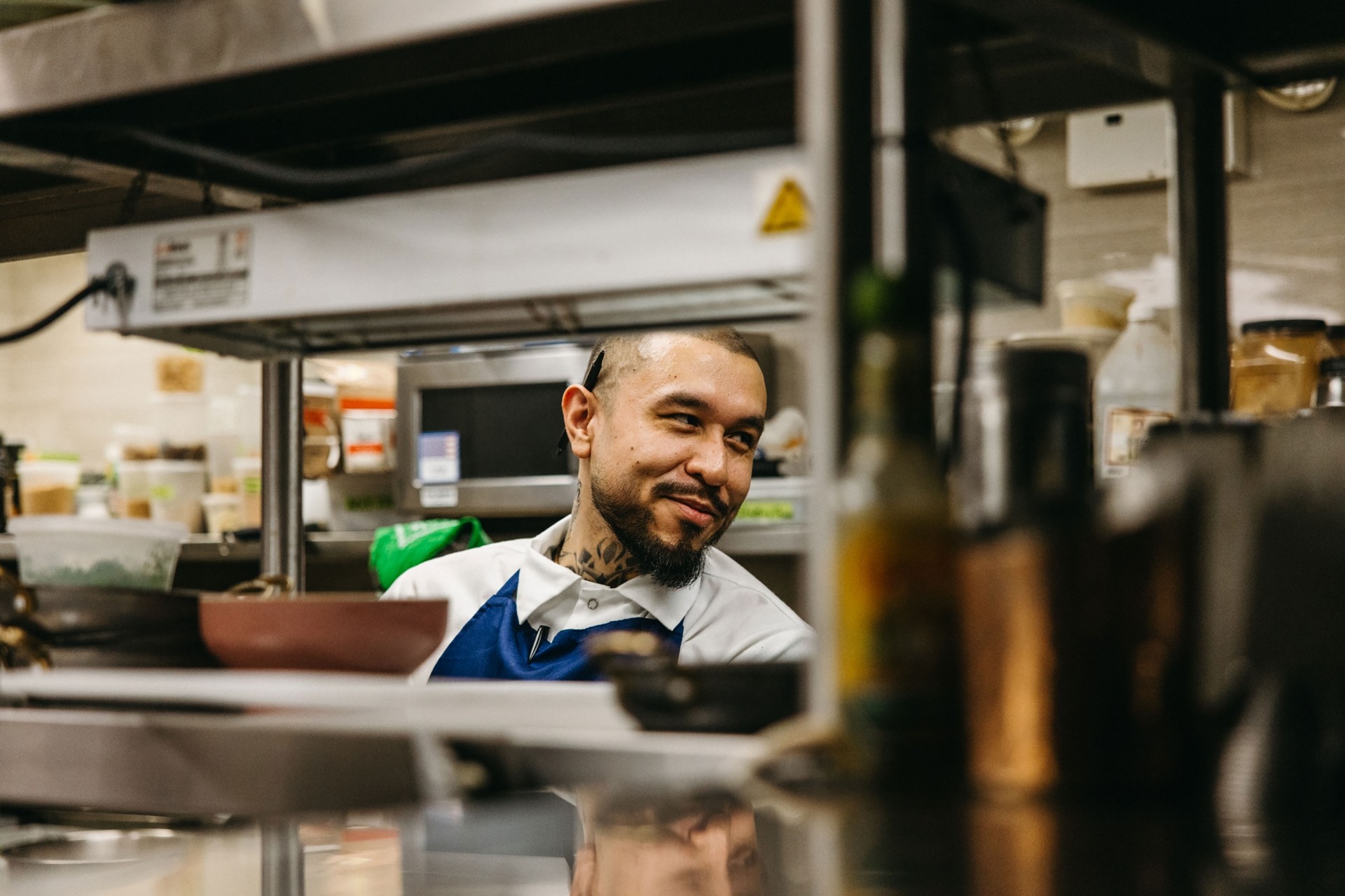 Chef at work for the MORE Coalition campaign