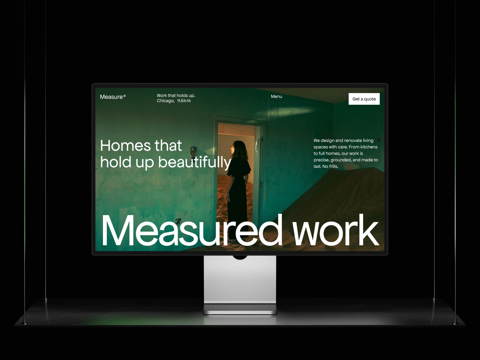 Measure — 极简现代建筑空间网站设计灵感