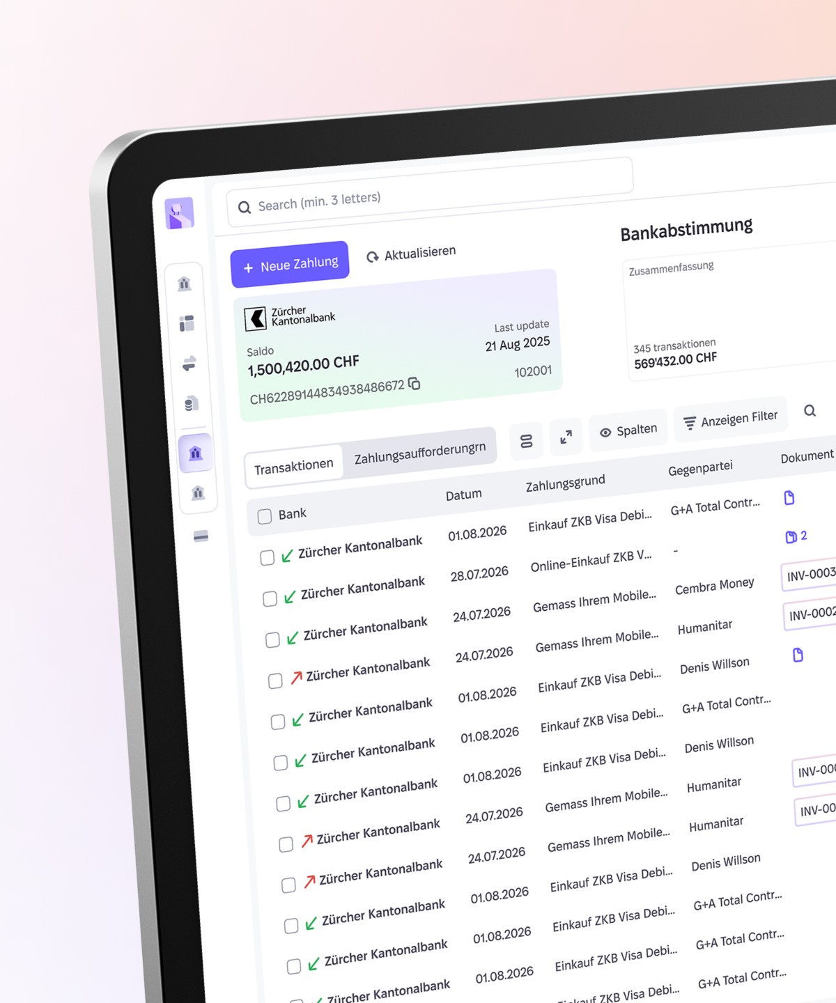 Intelligentes und zeitsparendes Buchen mit AI