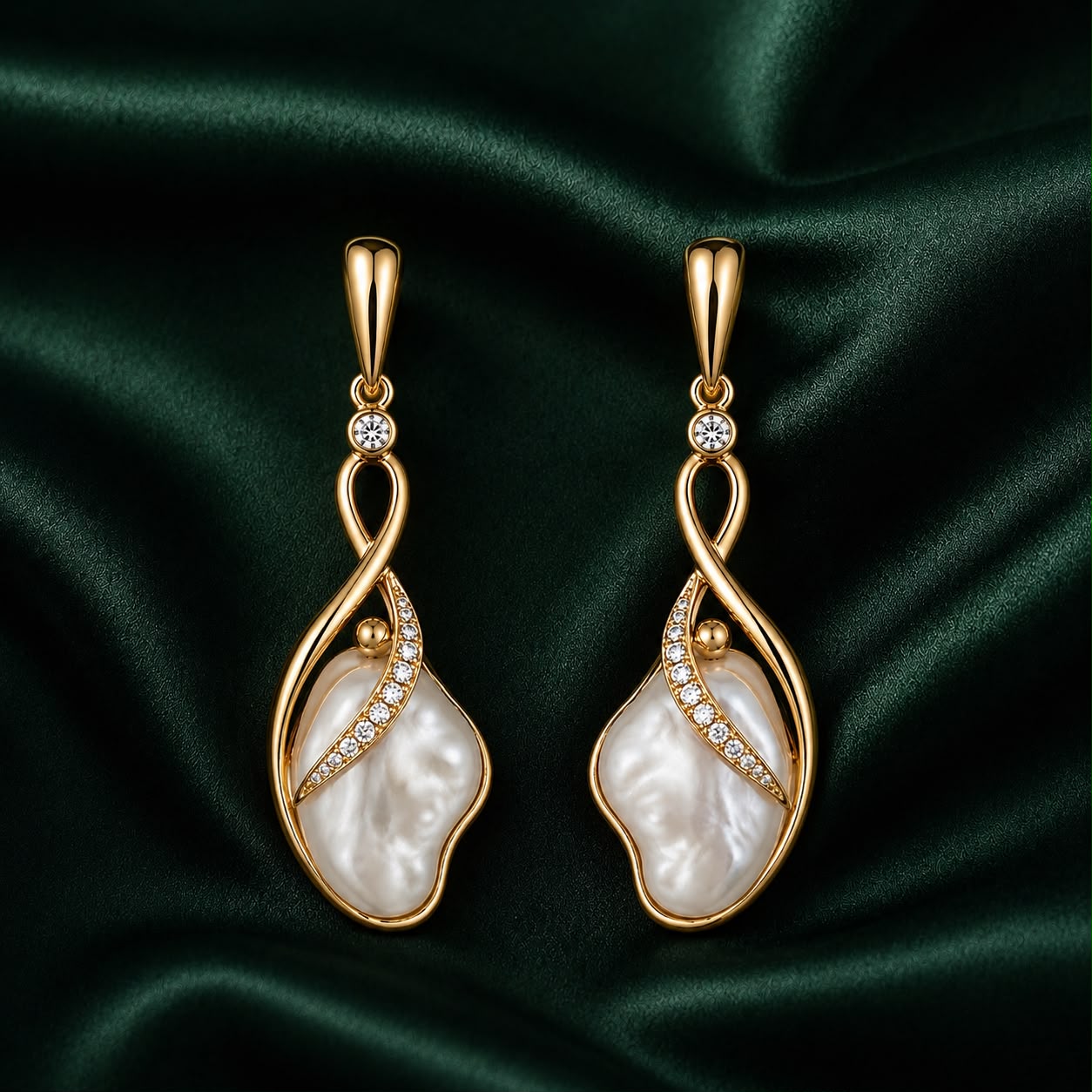 Pair of earrings from the VIKA jewellery collection.