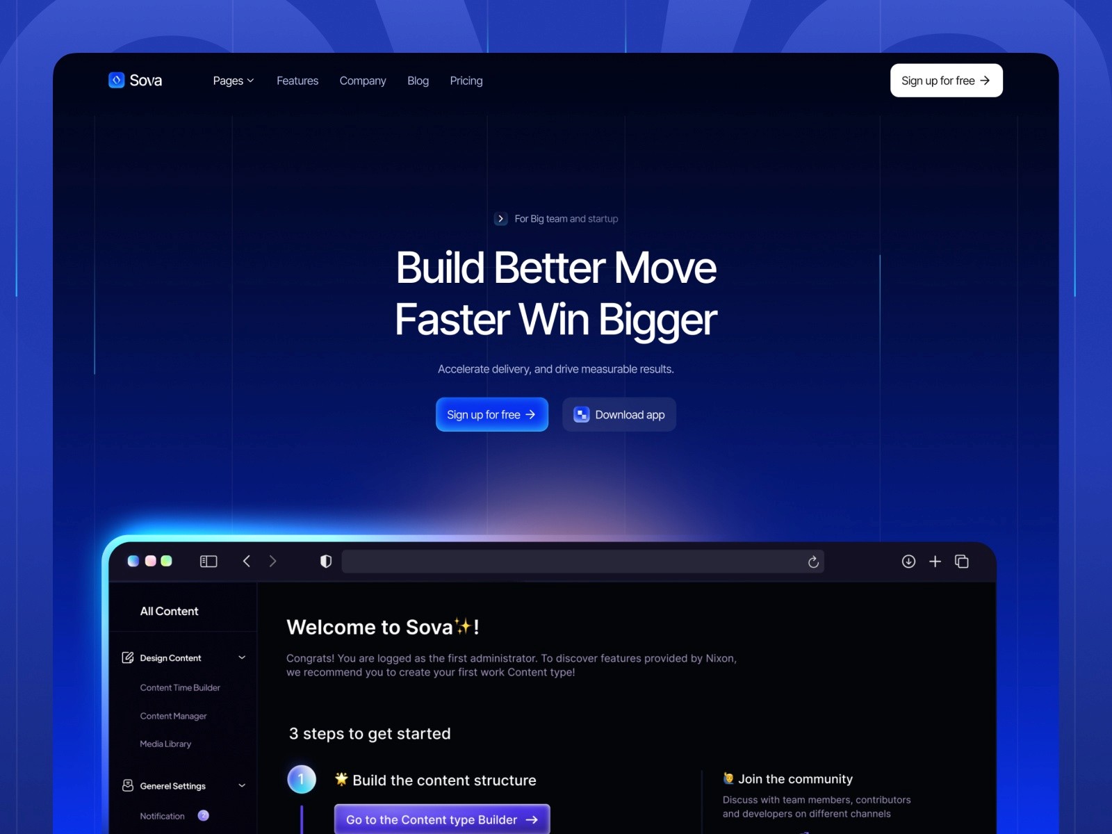 Sova X — 现代专业 SaaS 产品官网设计灵感