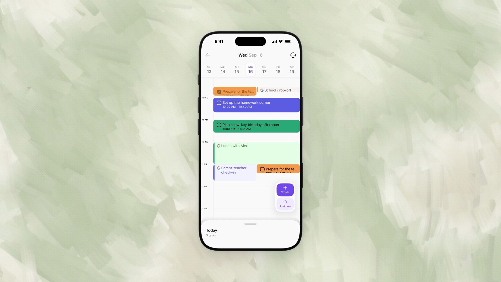 Give the planned activity an actual time window. Ellie Timebox is shown here with demo tasks.