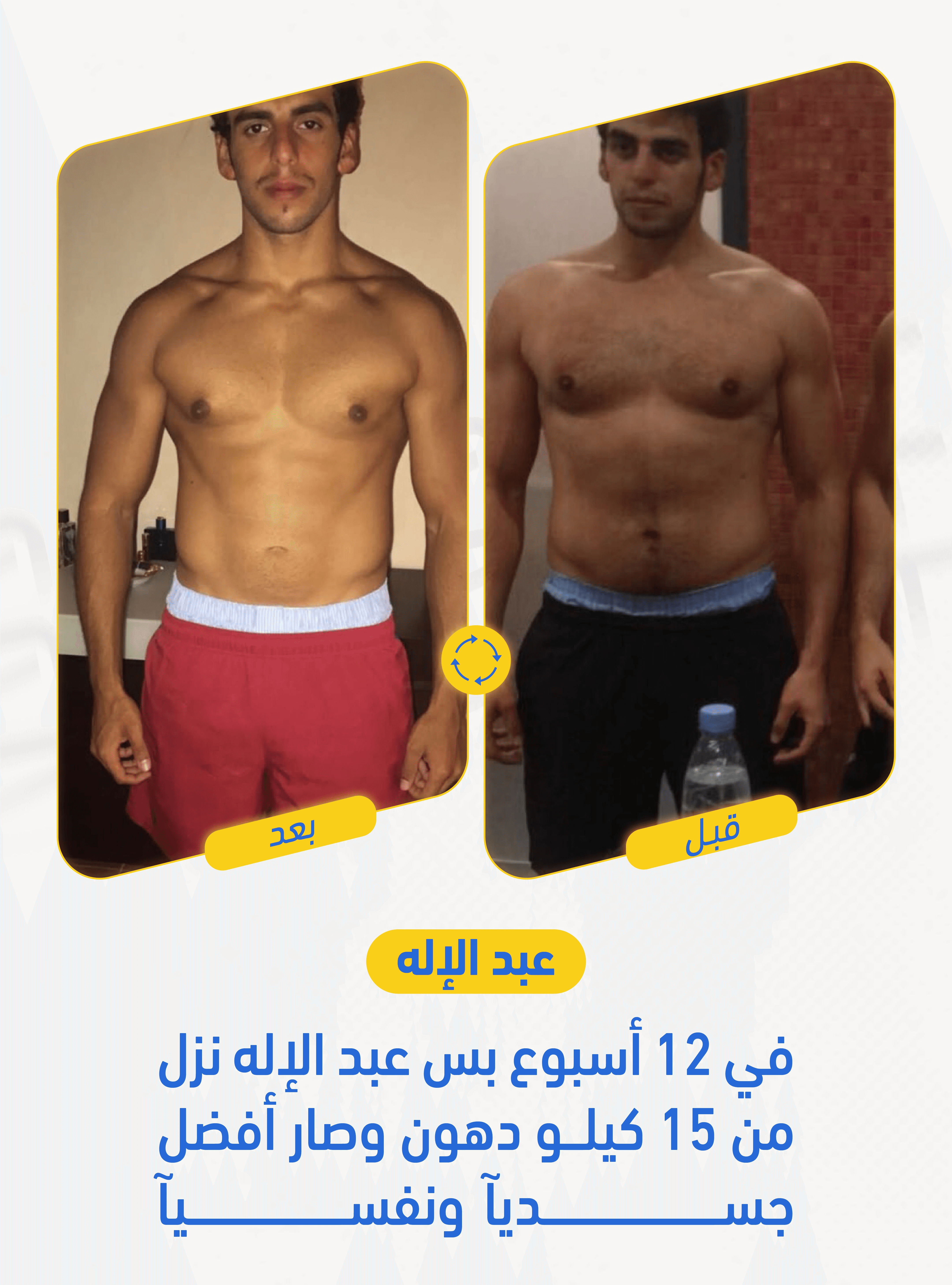 نتيجة مشترك: قبل وبعد التحدي
