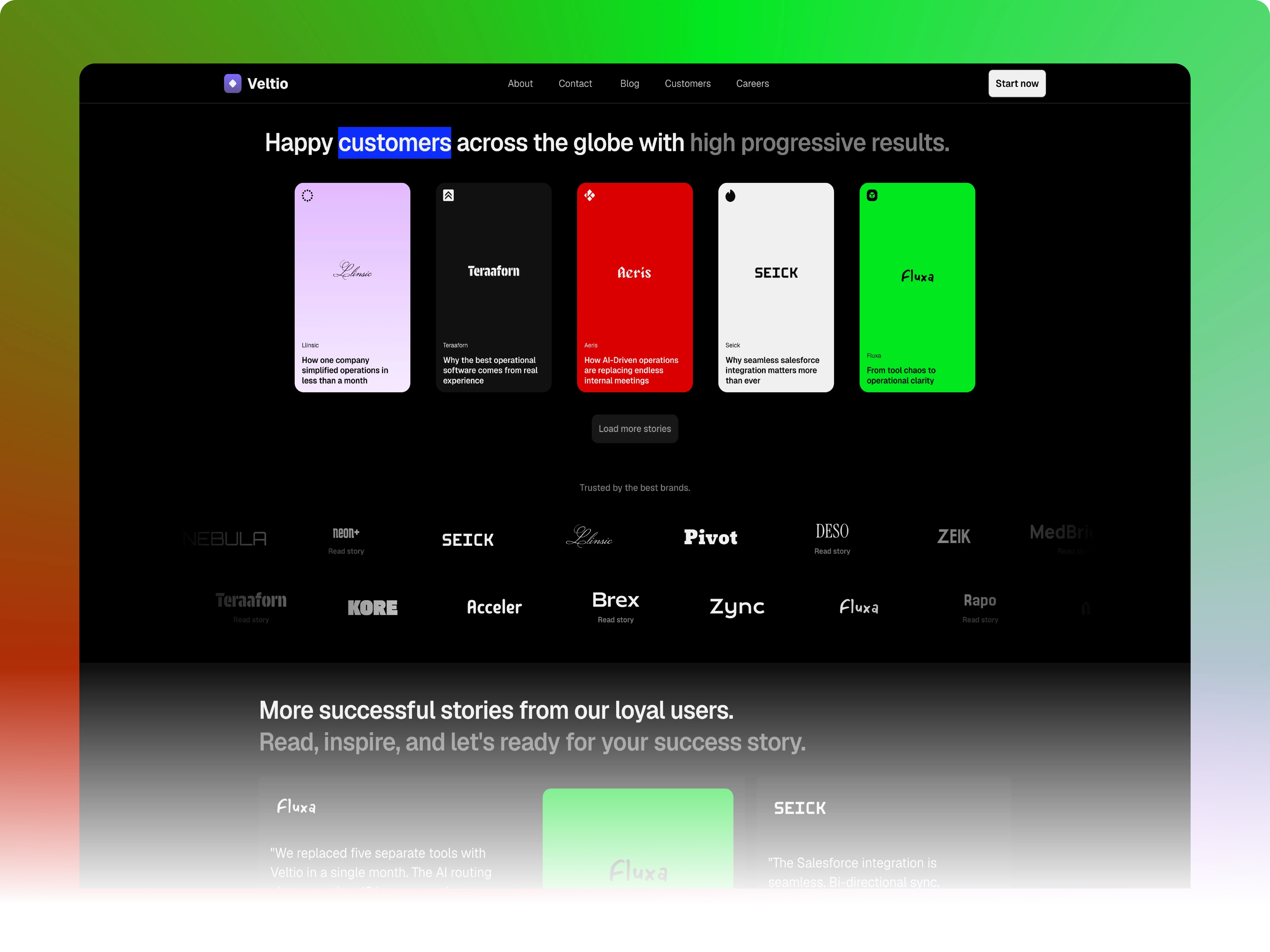 Glowrie, a premium template in Framerstacks for portfolio, agencies, and Saas. This is the about us page of the website template.