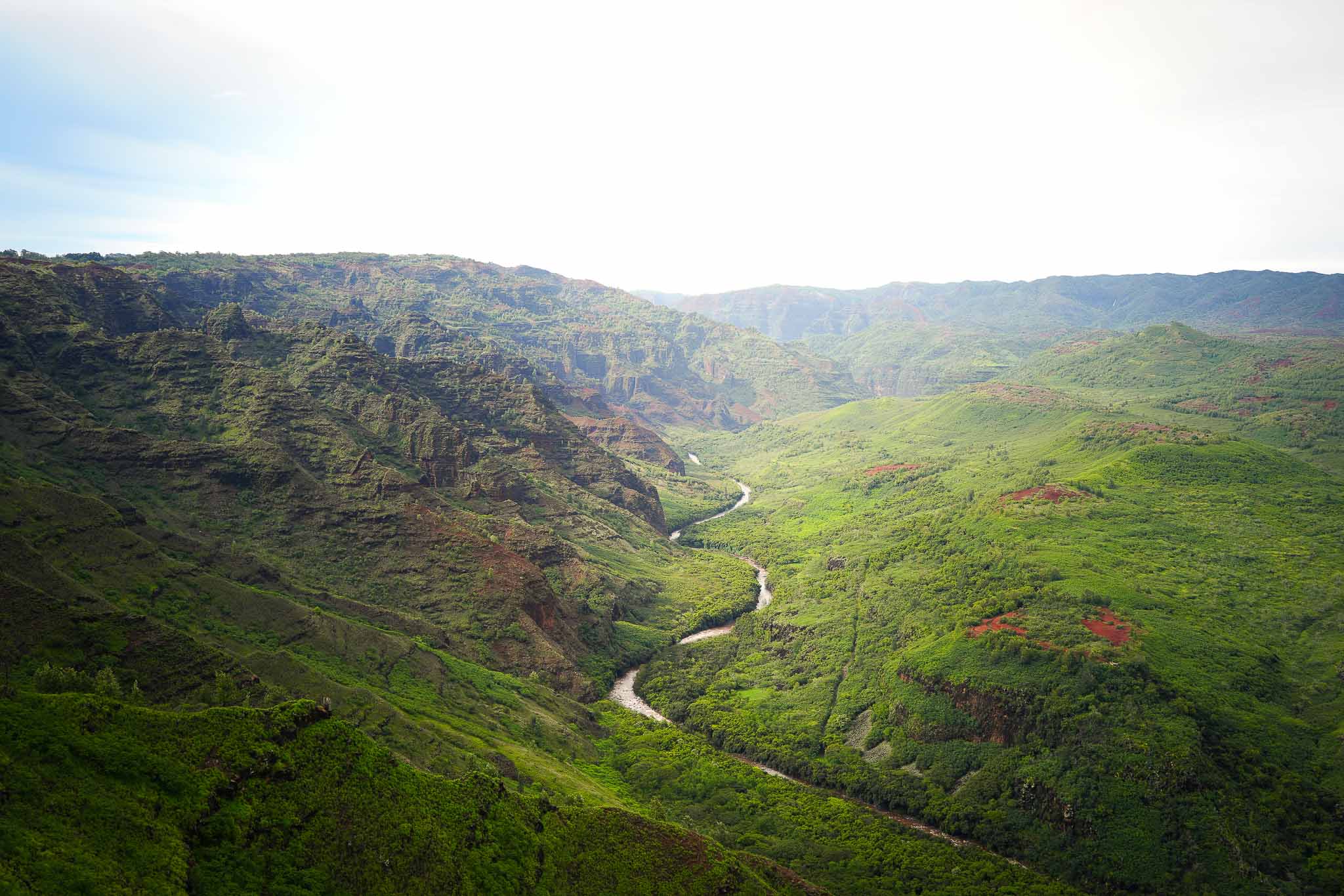 hawaii road valley waimeadrone