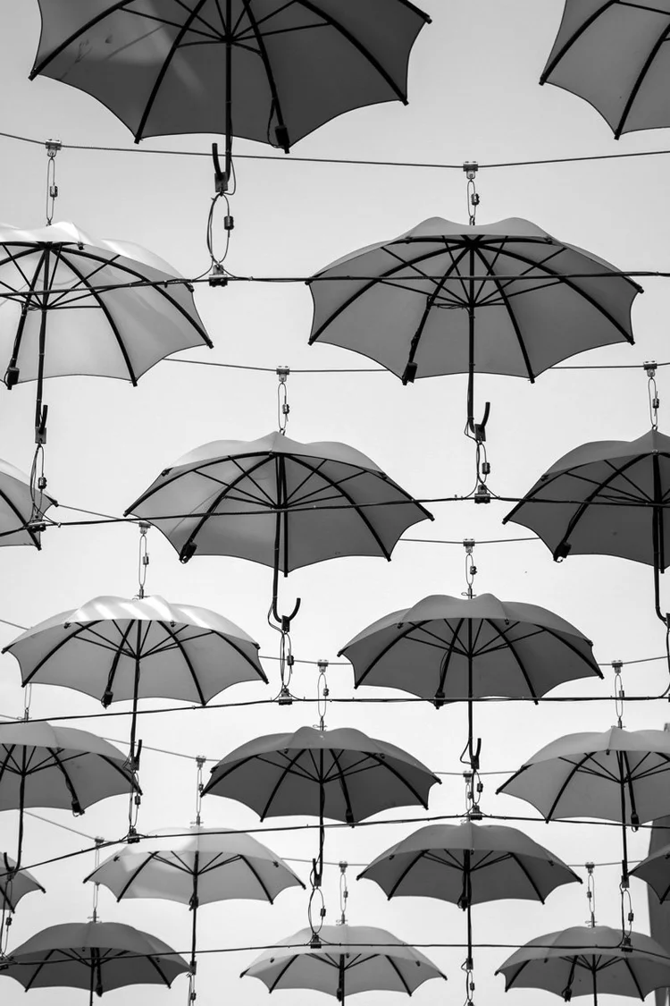 Umbrellas in Dublin