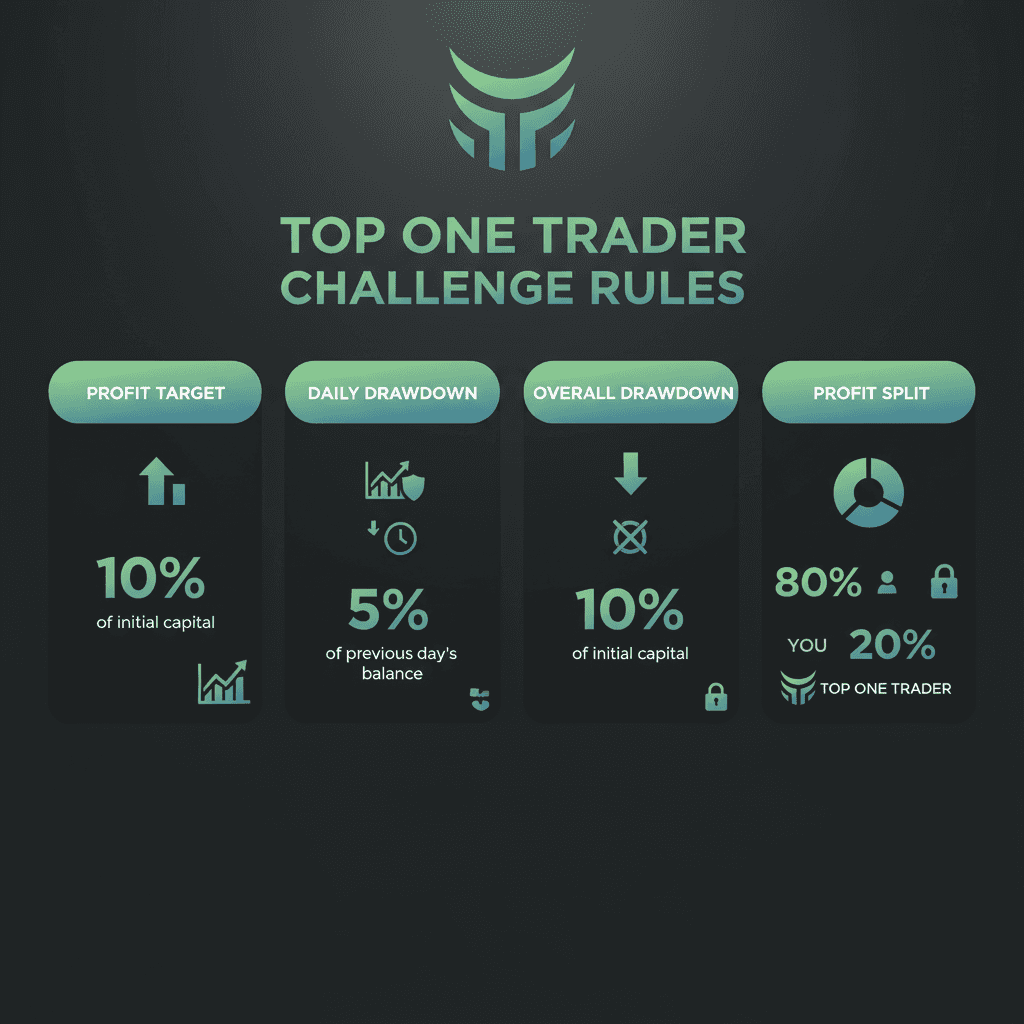 Top One Trader Challenge Infographic