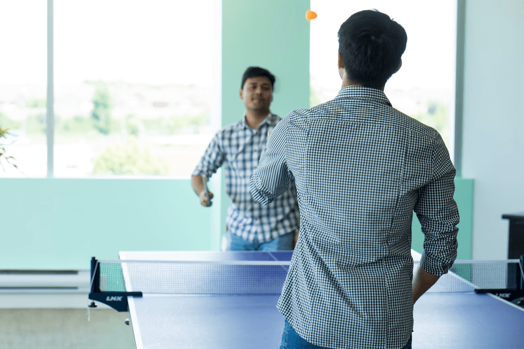 Playing Ping Pong