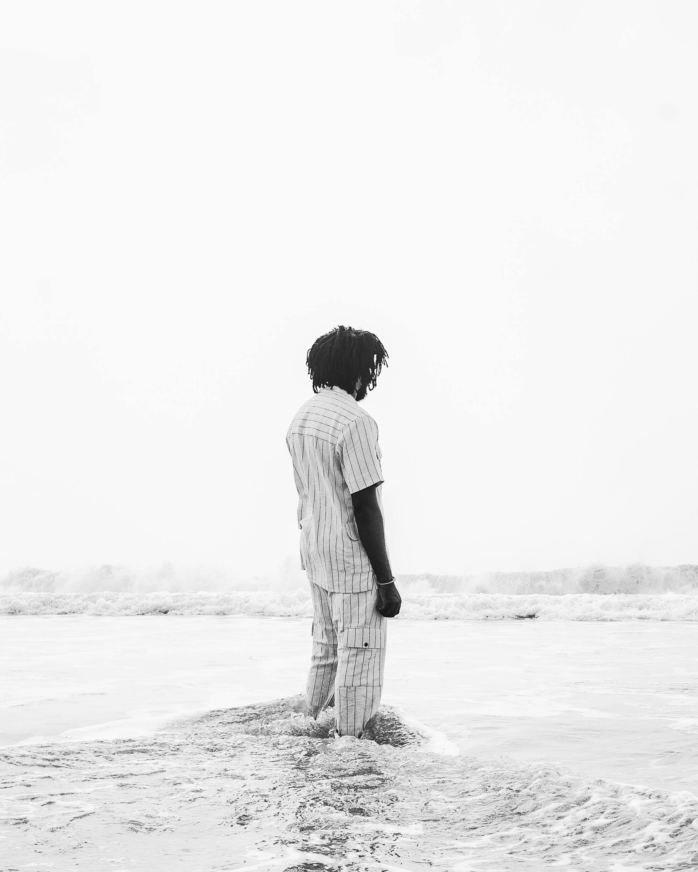 A man with Surfboard