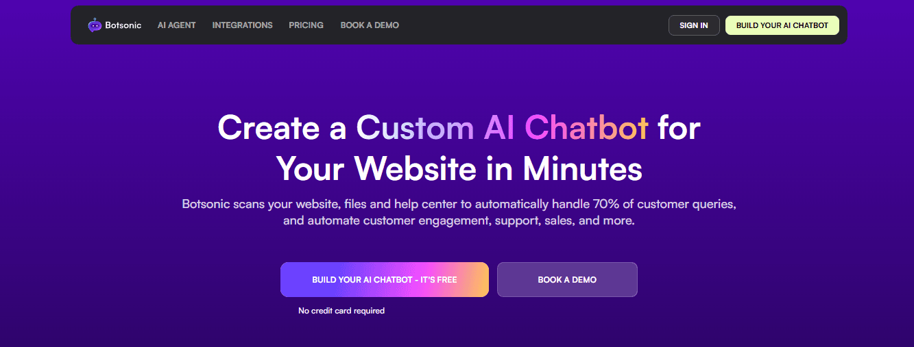 Botsonic&nbsp;&nbsp;