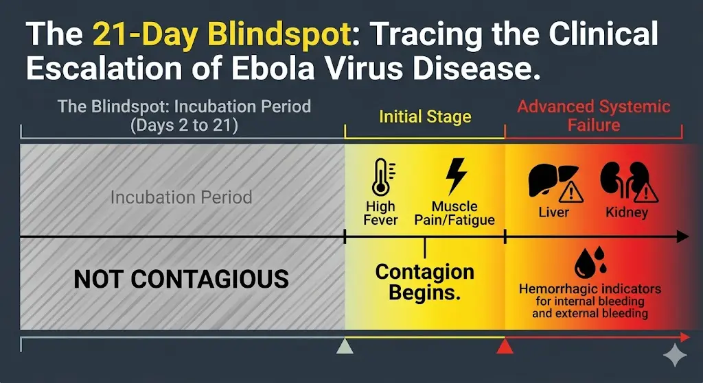 timeline of spread of ebola virus