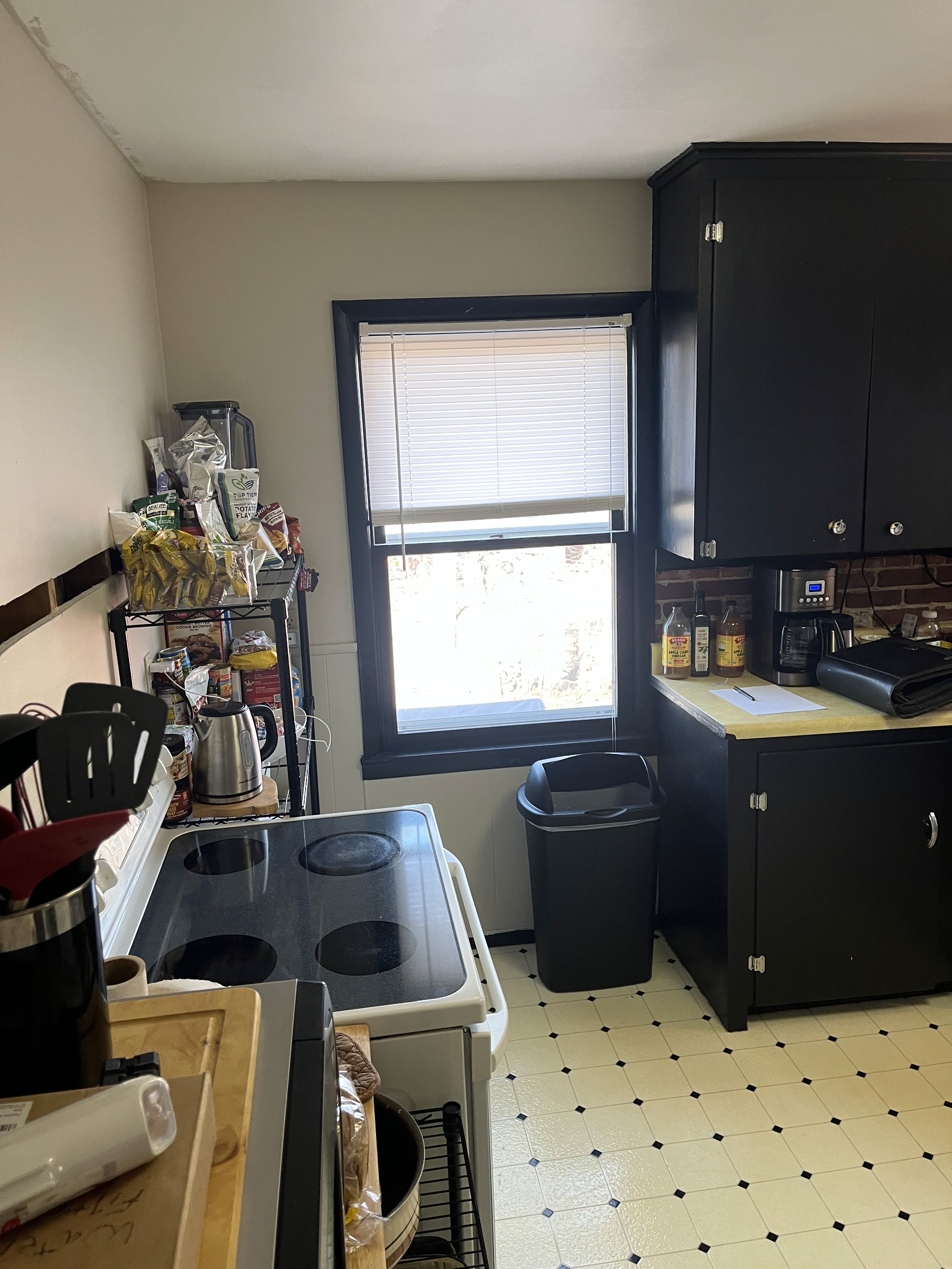 Before Kitchen Remodel Gray cabinets