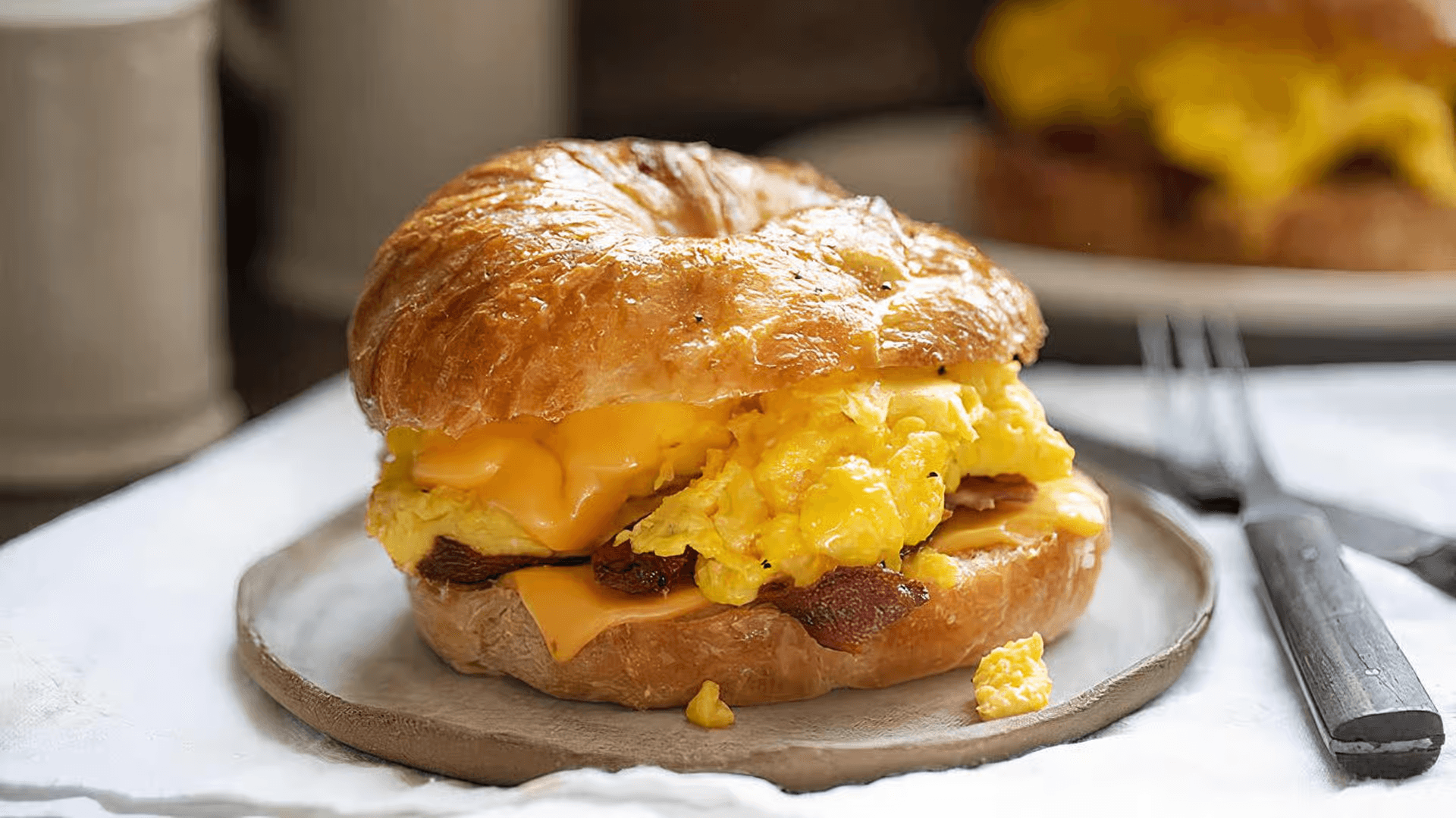 Bacon, Egg and Cheese Croissant