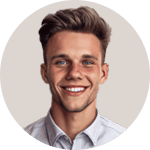 man in black button-up shirt