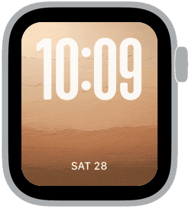 soft grain Apple Watch face preview 4 featuring abstract and gradient.