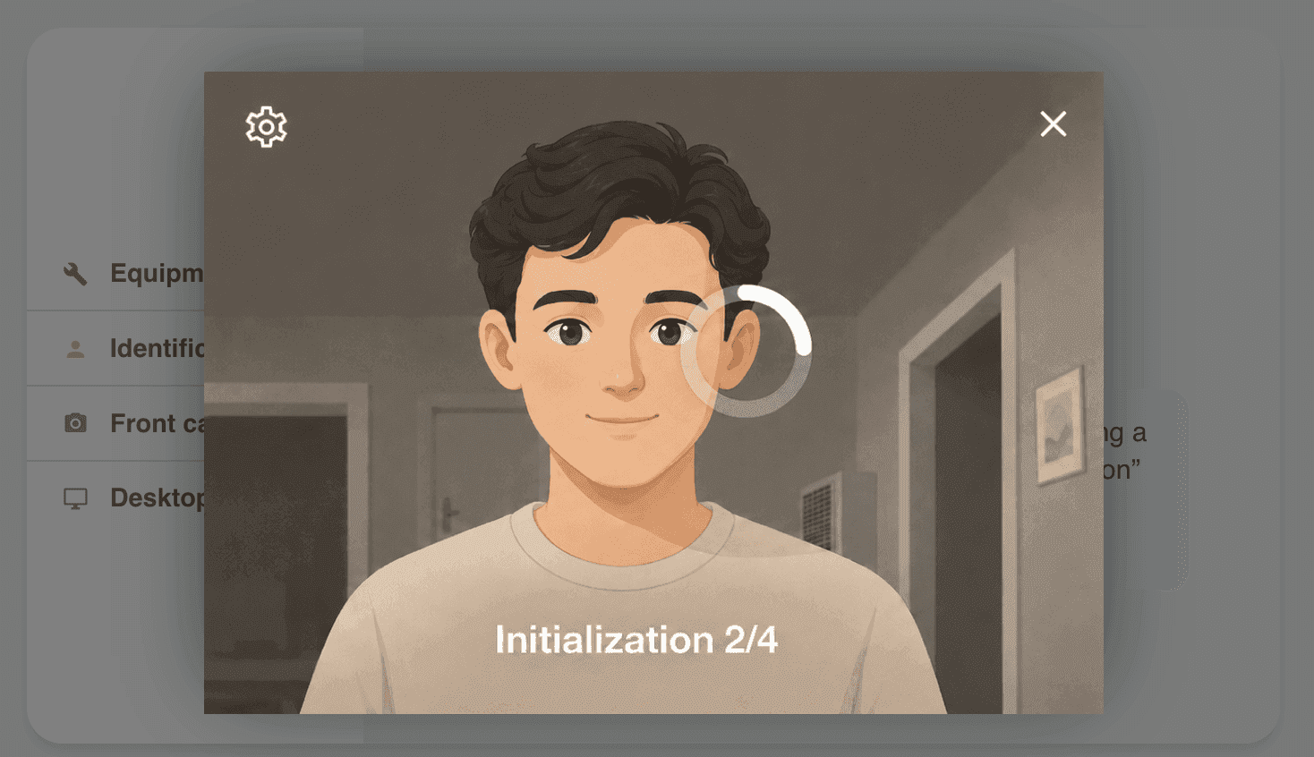 Starting test setup — screenshot 4