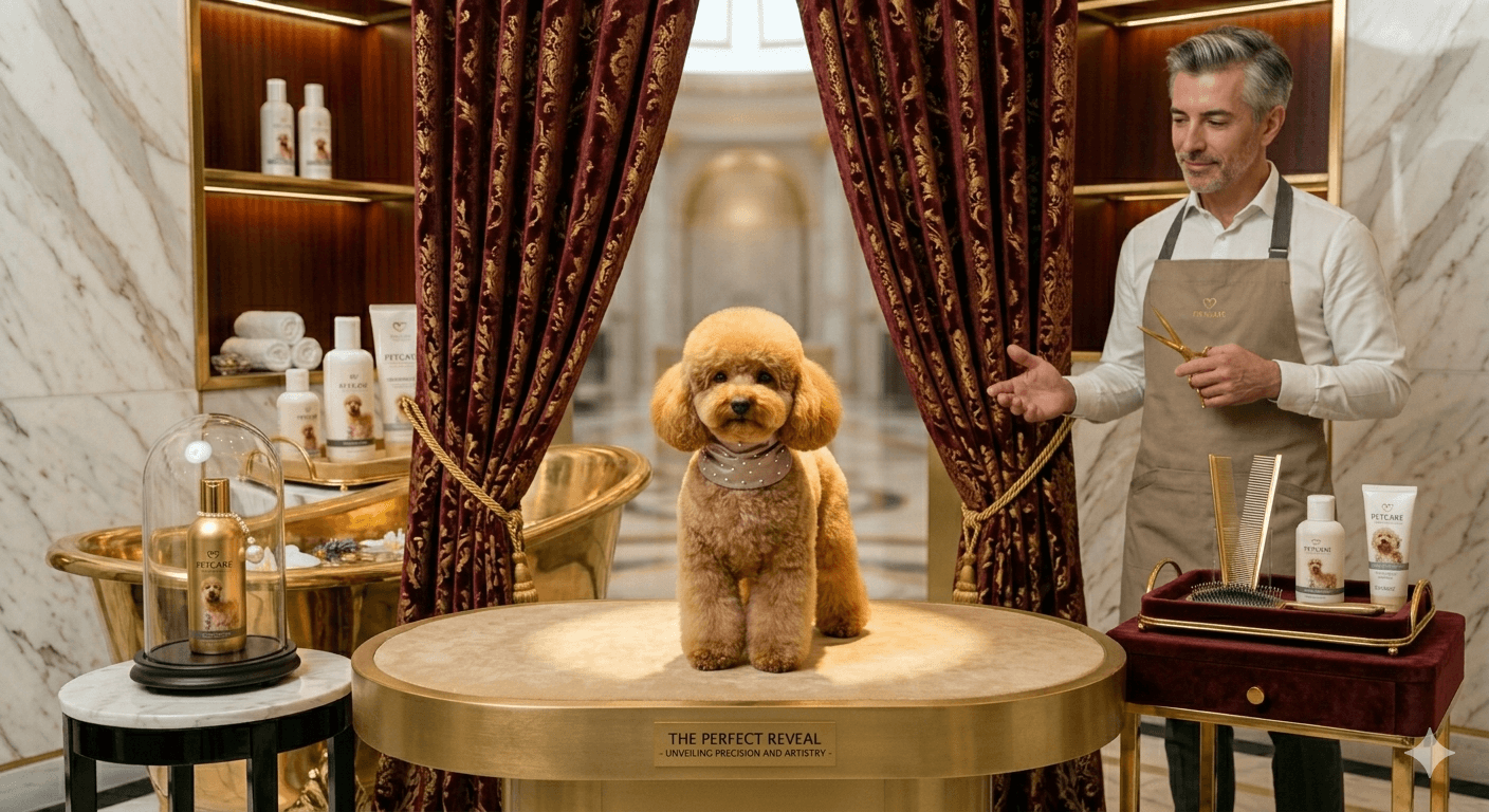 Pet Image after grooming service. Pet Grooming Service