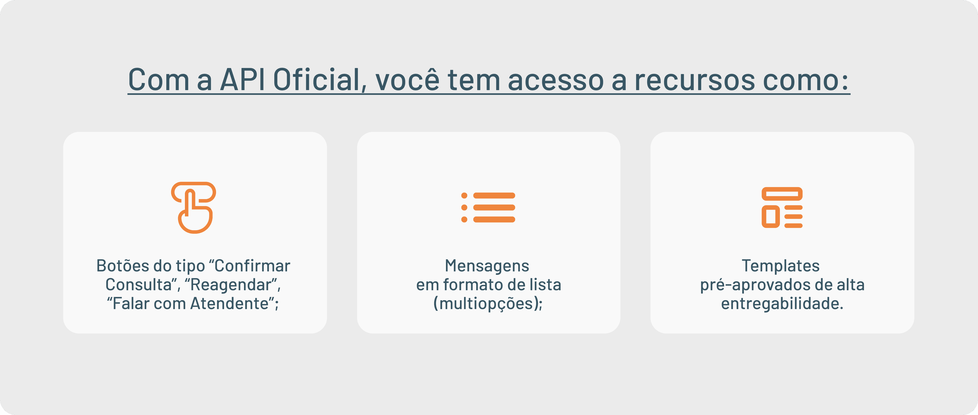 Recursos da API oficial meta