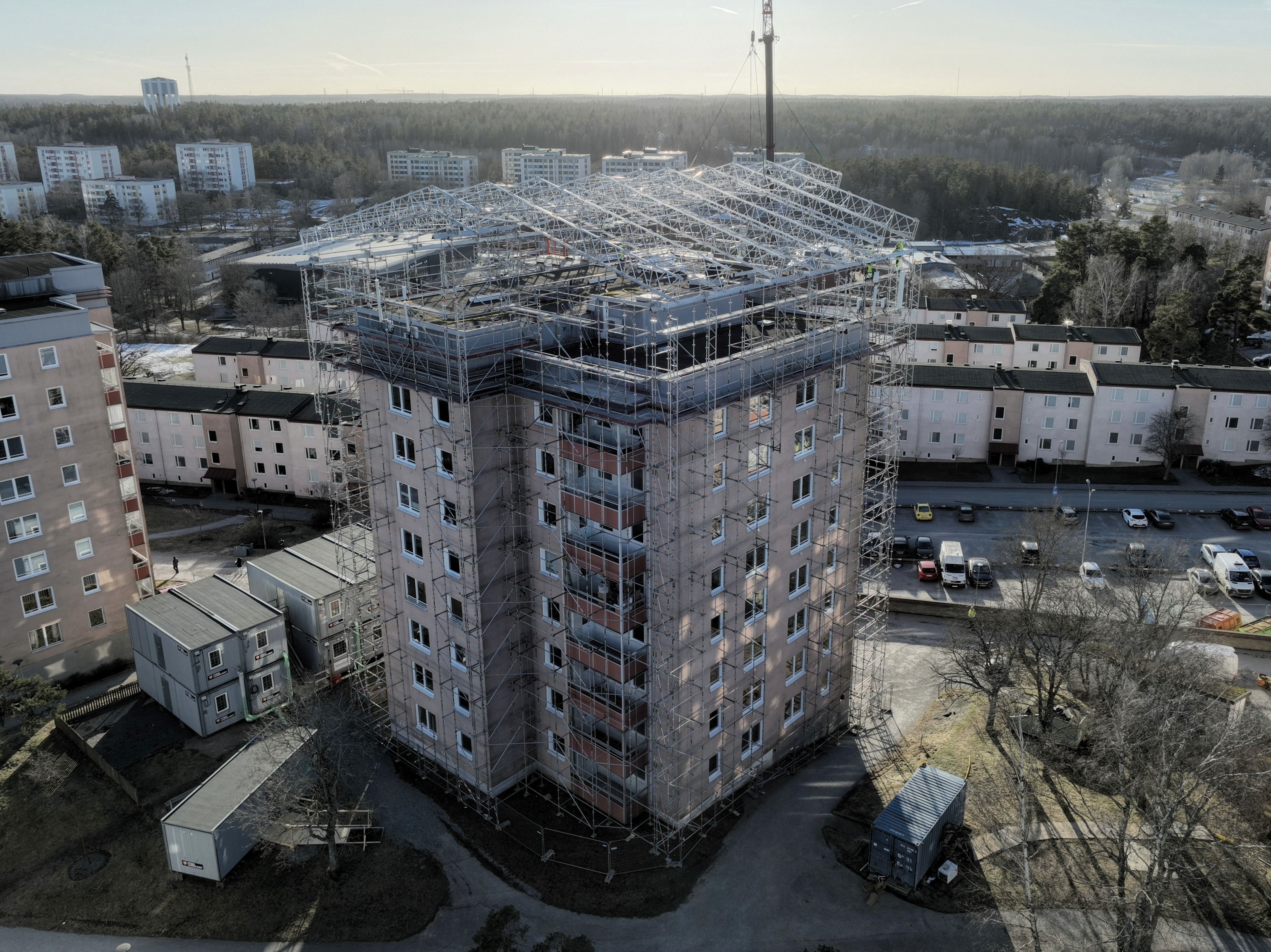 Byggnadsställning Stockholm