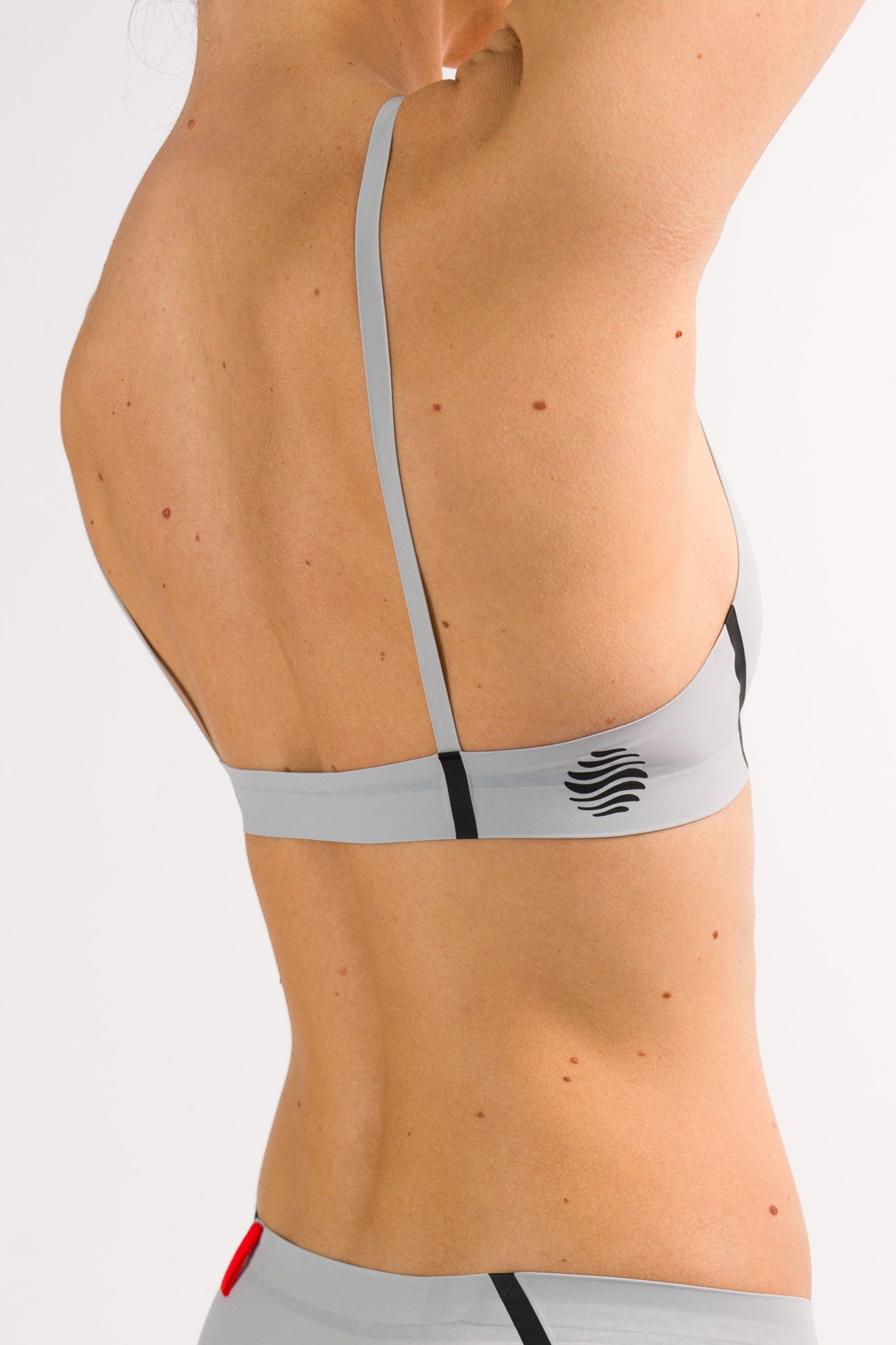 Mist Grey Triangle Bikini Top 03 Back