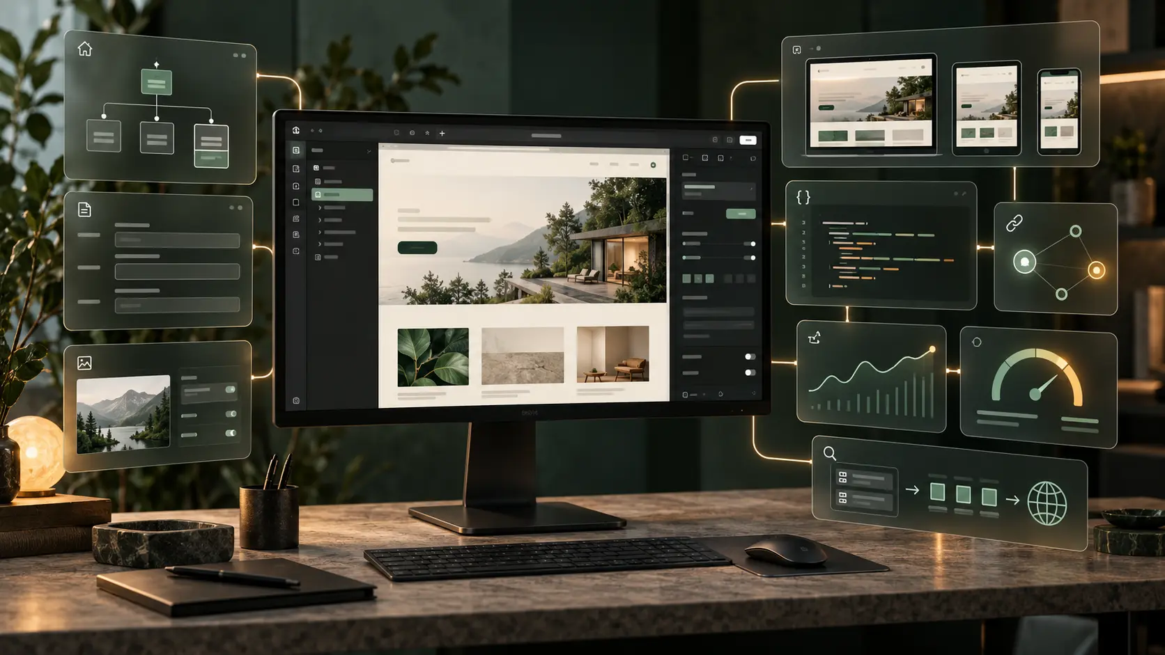 Teknisk SEO i Framer med sitemap, metadata, responsive layouts, structured data og hastighedsoptimering