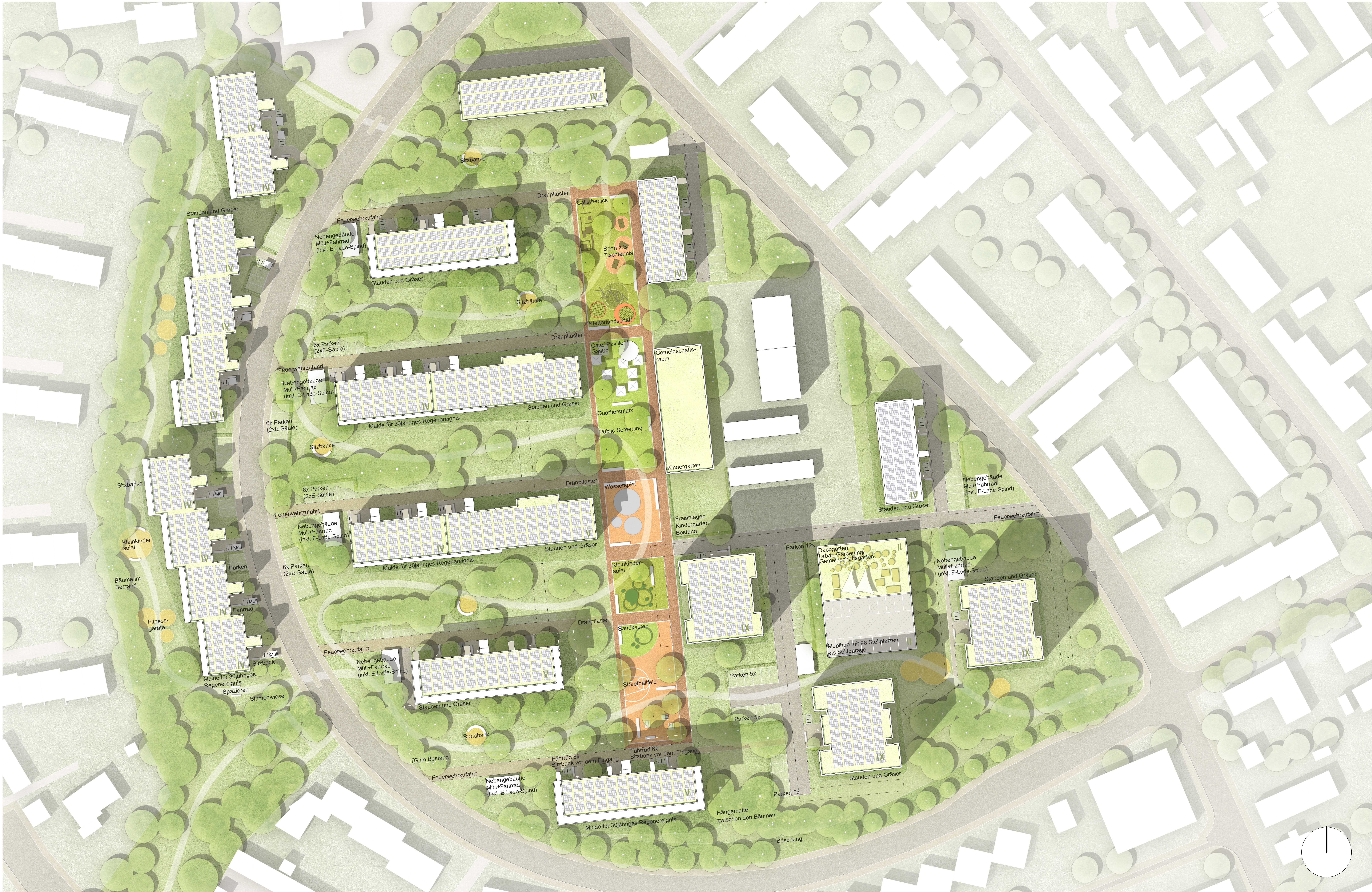Lageplan der Konradsiedlung