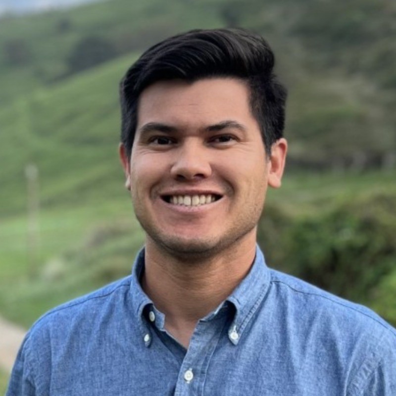 man smiling to the camera