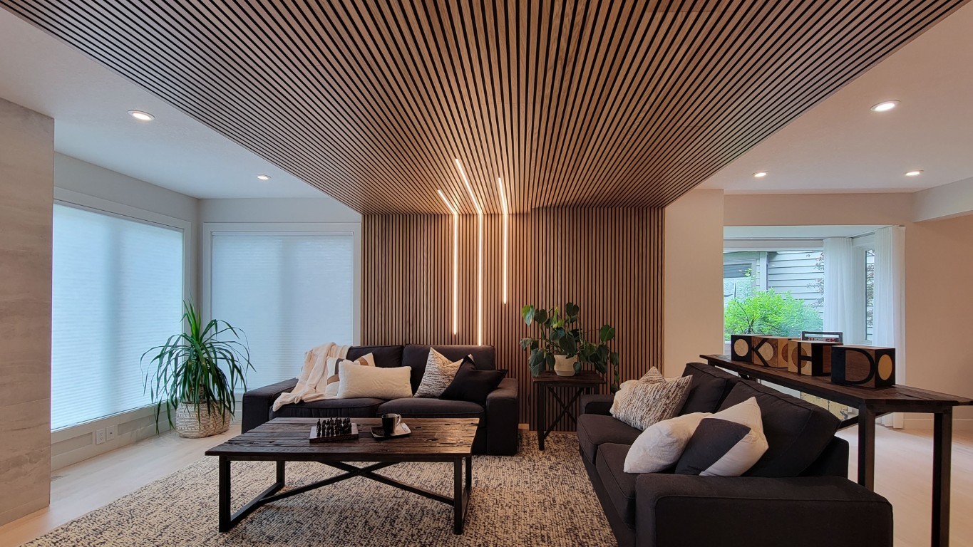 Image of Luxury living room design by KHD Homes featuring furniture, layout design, and interior design elements.