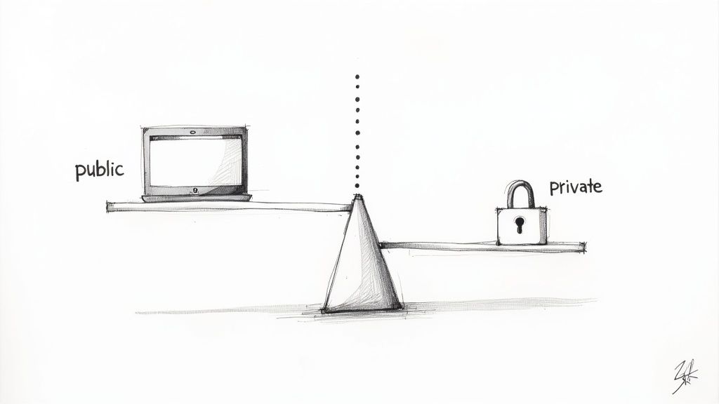 A stylized image showing a gavel and a computer, representing the intersection of law and technology.