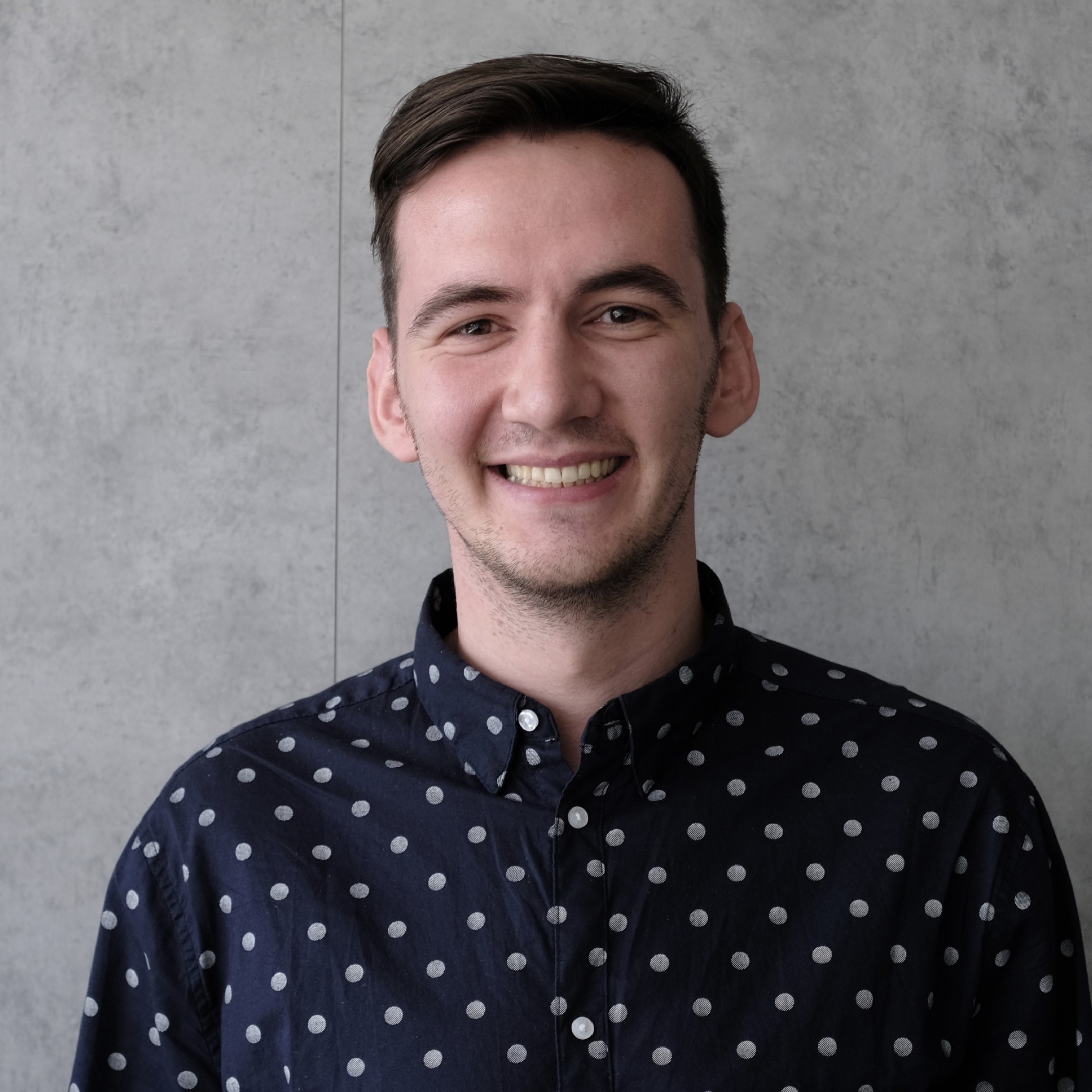 Amir Temimović sharing his Klika internship journey in QA