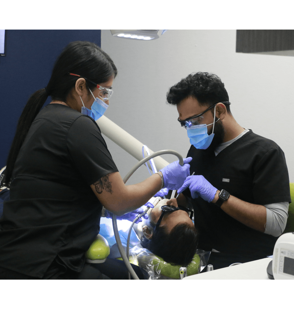 Dentist with his Patient