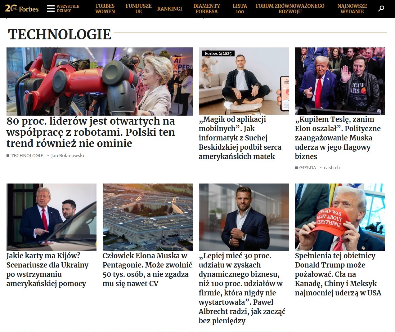 Publikacje medialne z udziałem Pawła Albrechta o rynku nieruchomości i finansach w tym dla forbes.pl