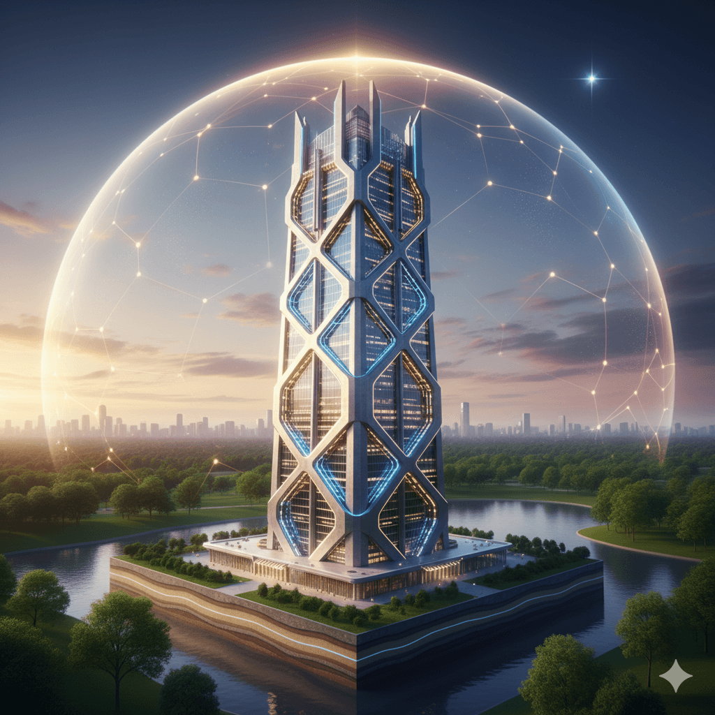 Futuristic secure tower M3M earthquake-resistant structure