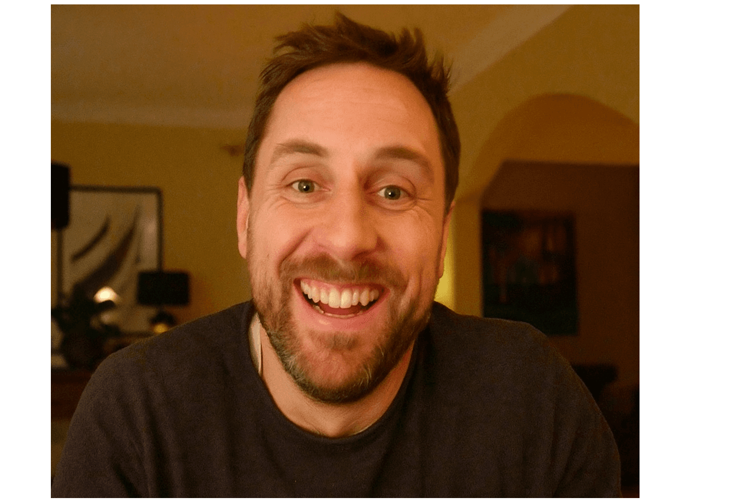 Rear view of black car