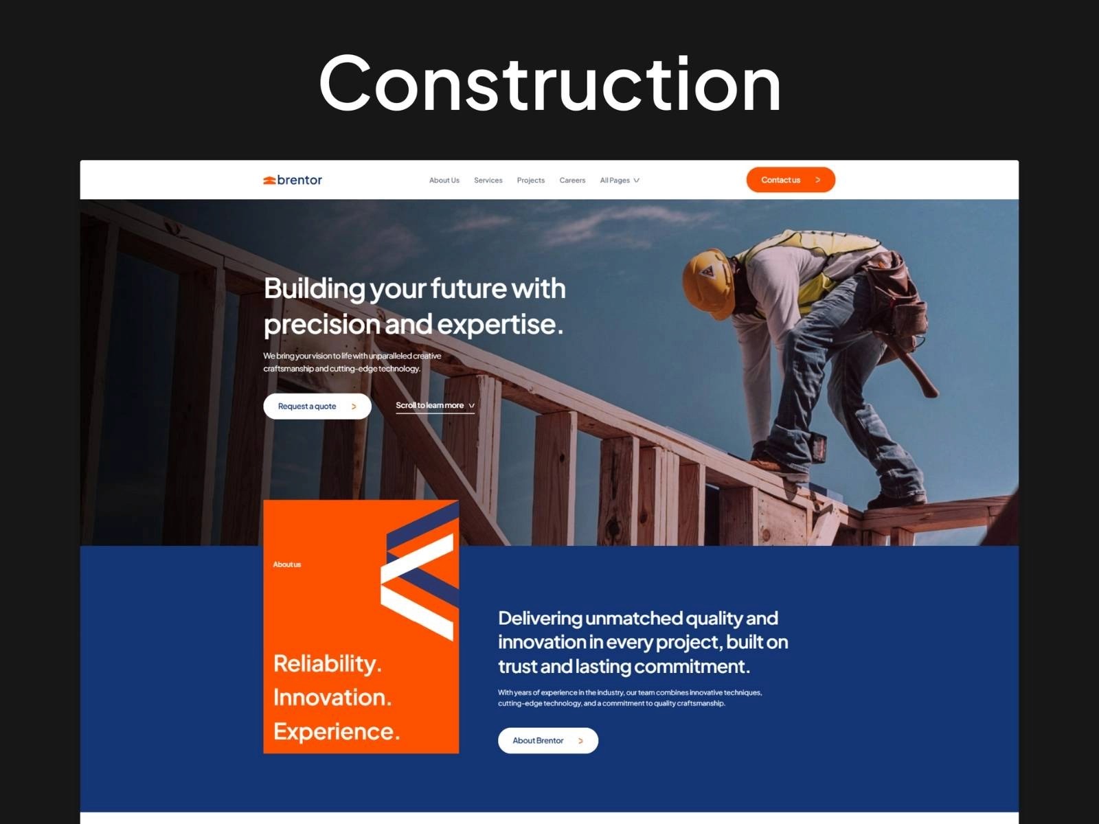 brentor constructor framer template