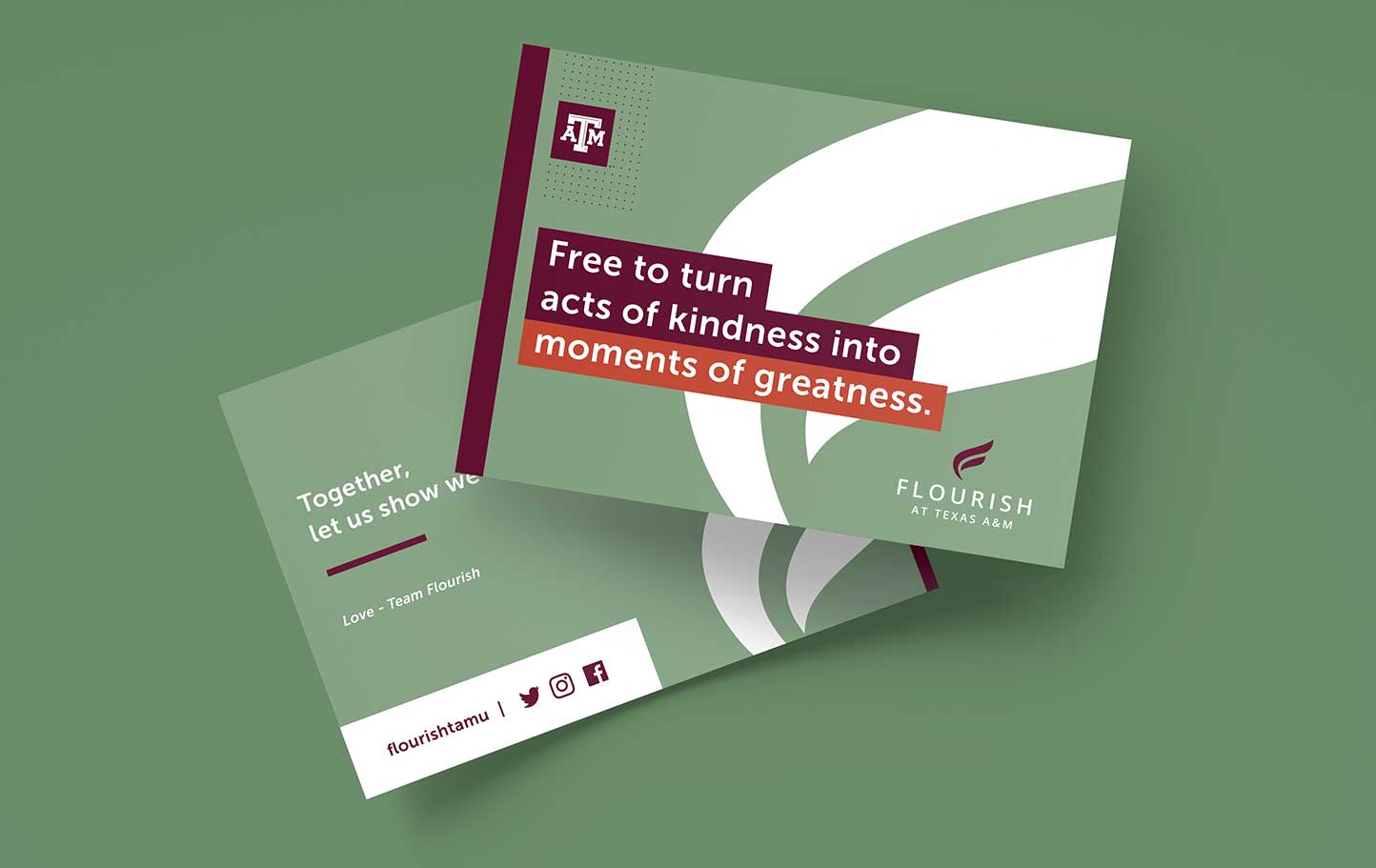 branding flyer card design