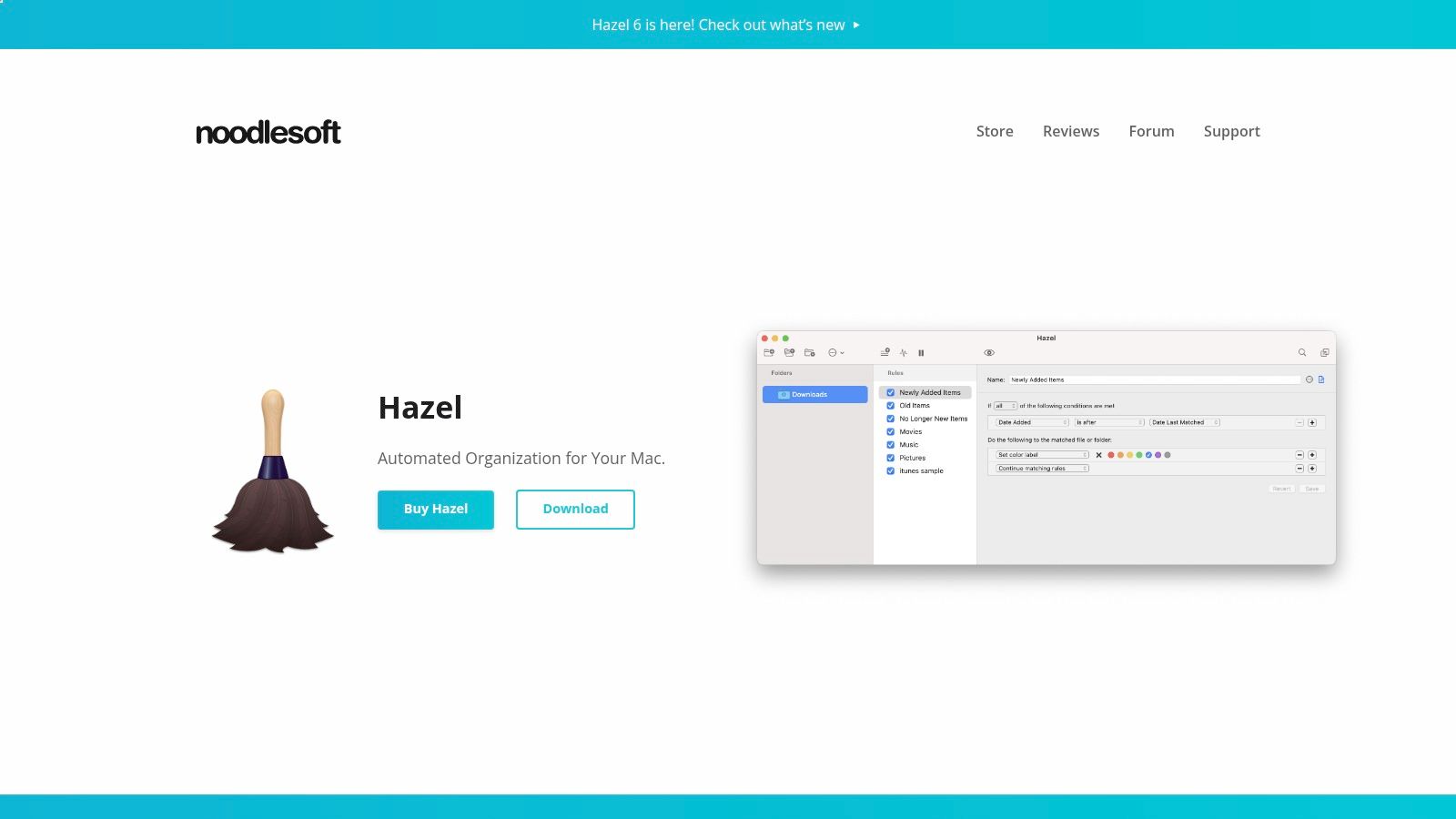Hazel by Noodlesoft (official site)