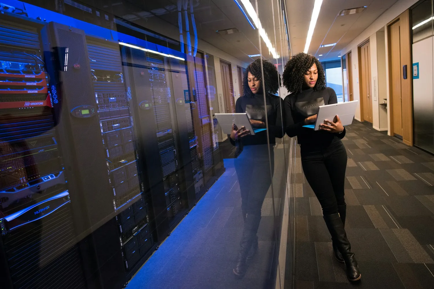 IT services team monitoring infrastructure