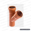Ramal a 45° MH 110 × 63 mm