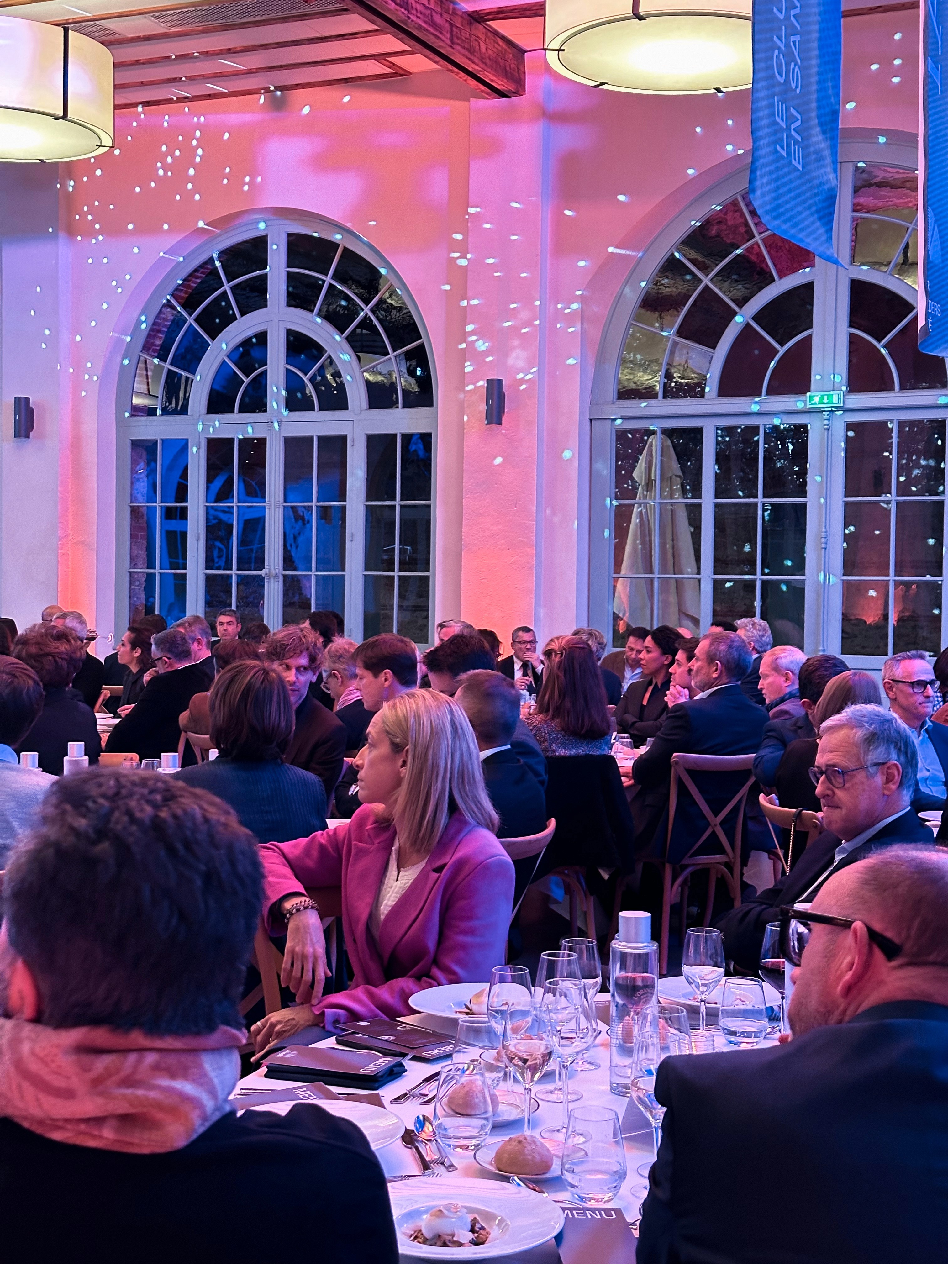 A man looks at the stage