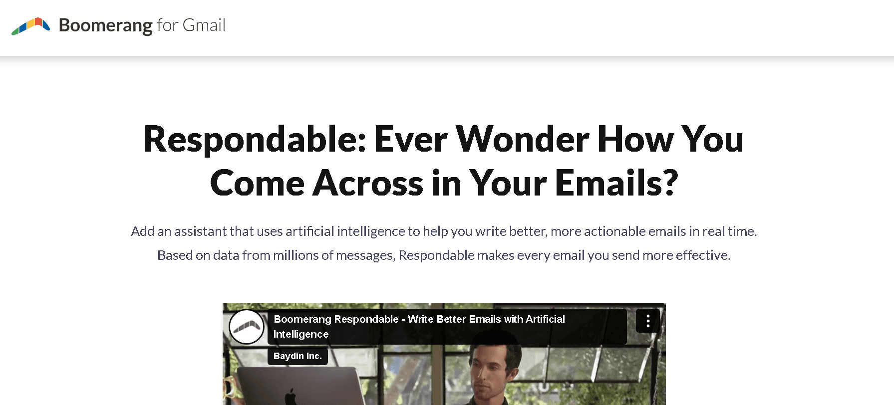 Respondable by Boomerang