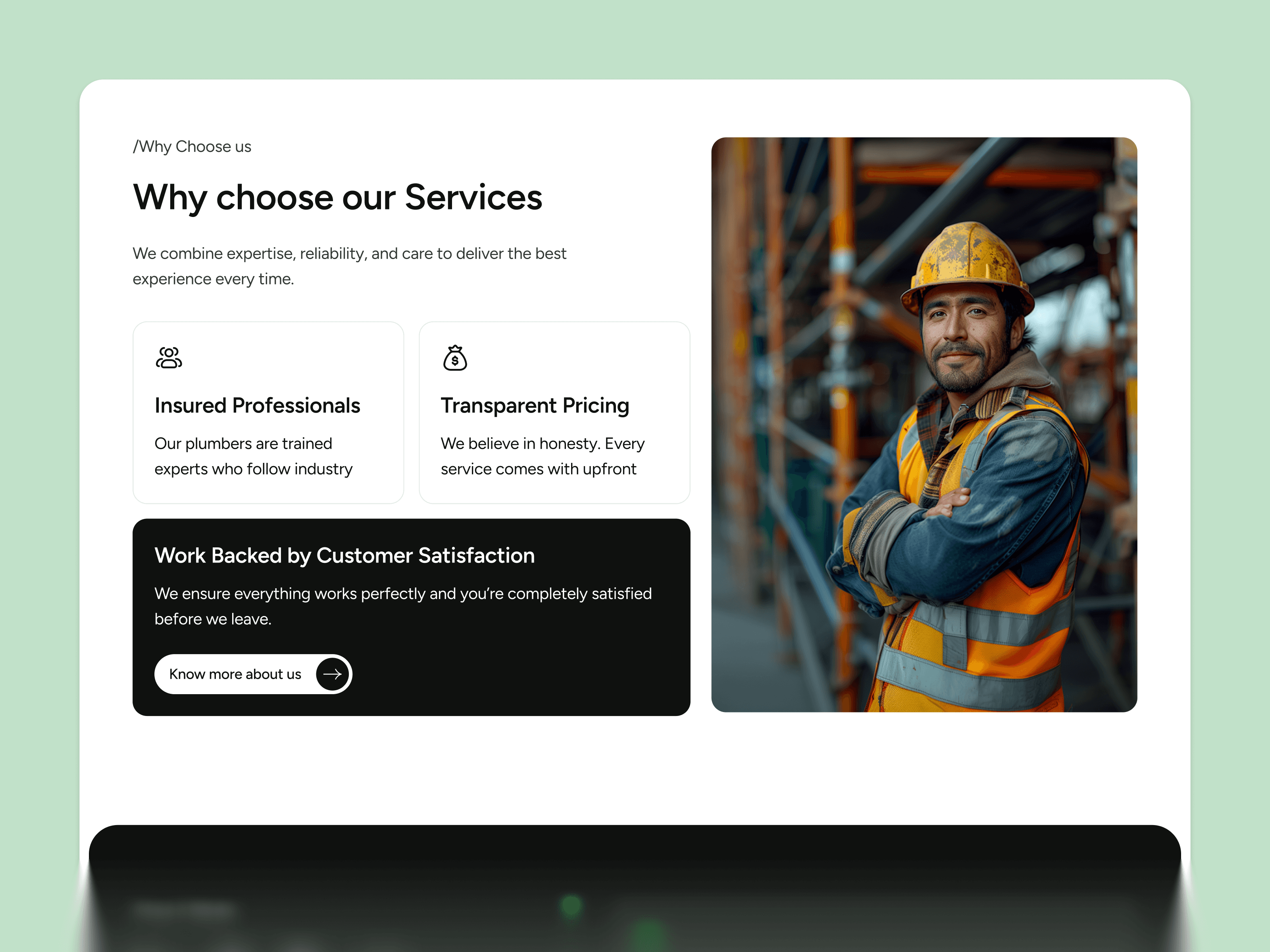 webflow plumbing template