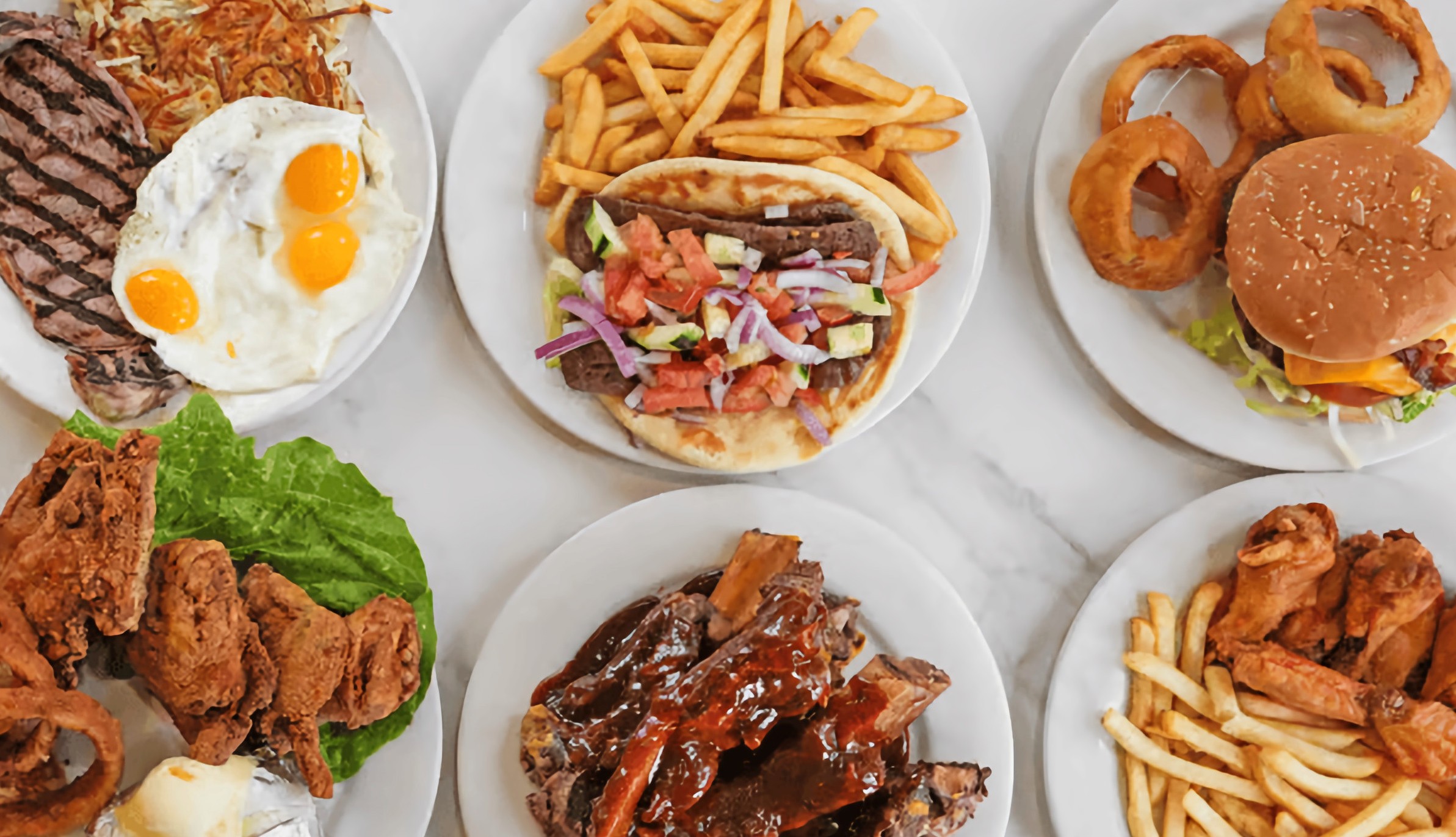 6 plate entrees from Harry's Cafe