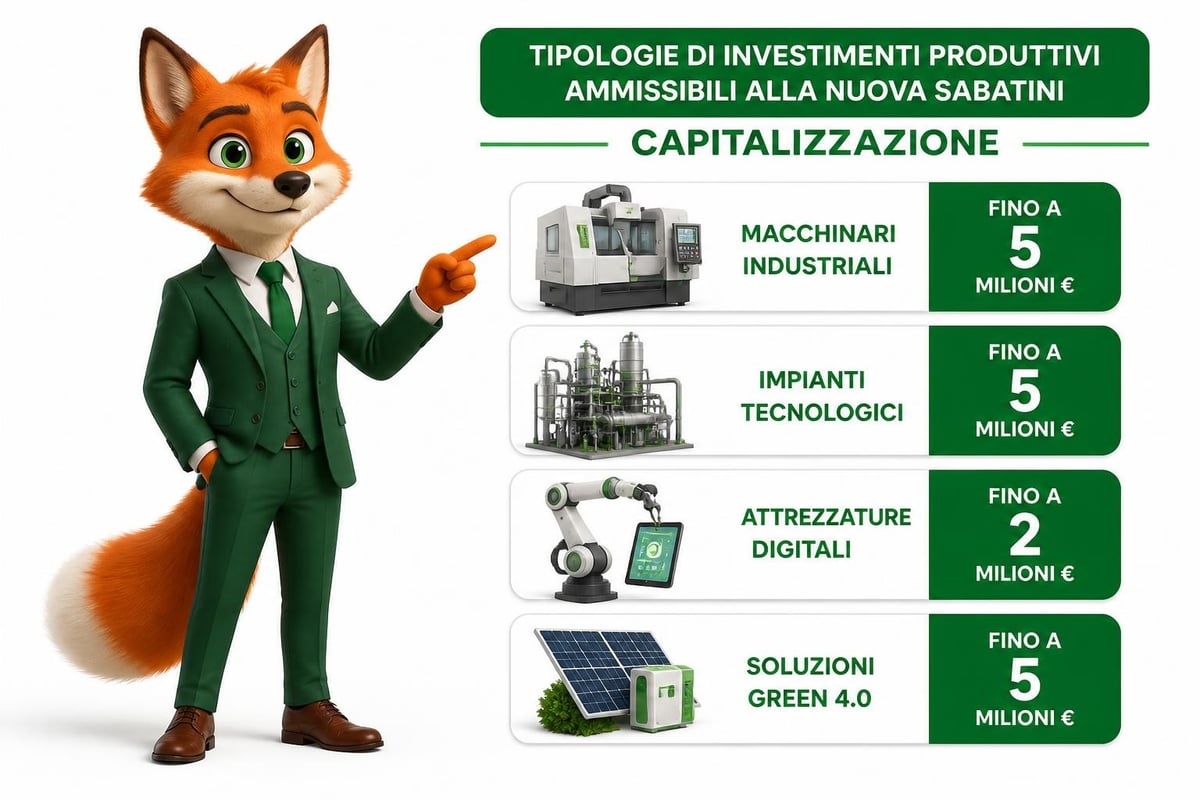 Schema investimenti agevolabili