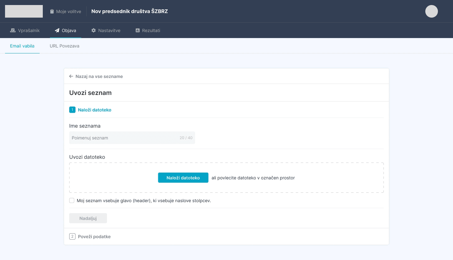 oneclickvoting - import voter list