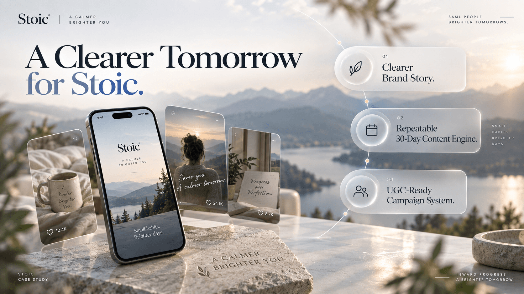 Stoic independent concept — 08 Closing Clearer Tomorrow