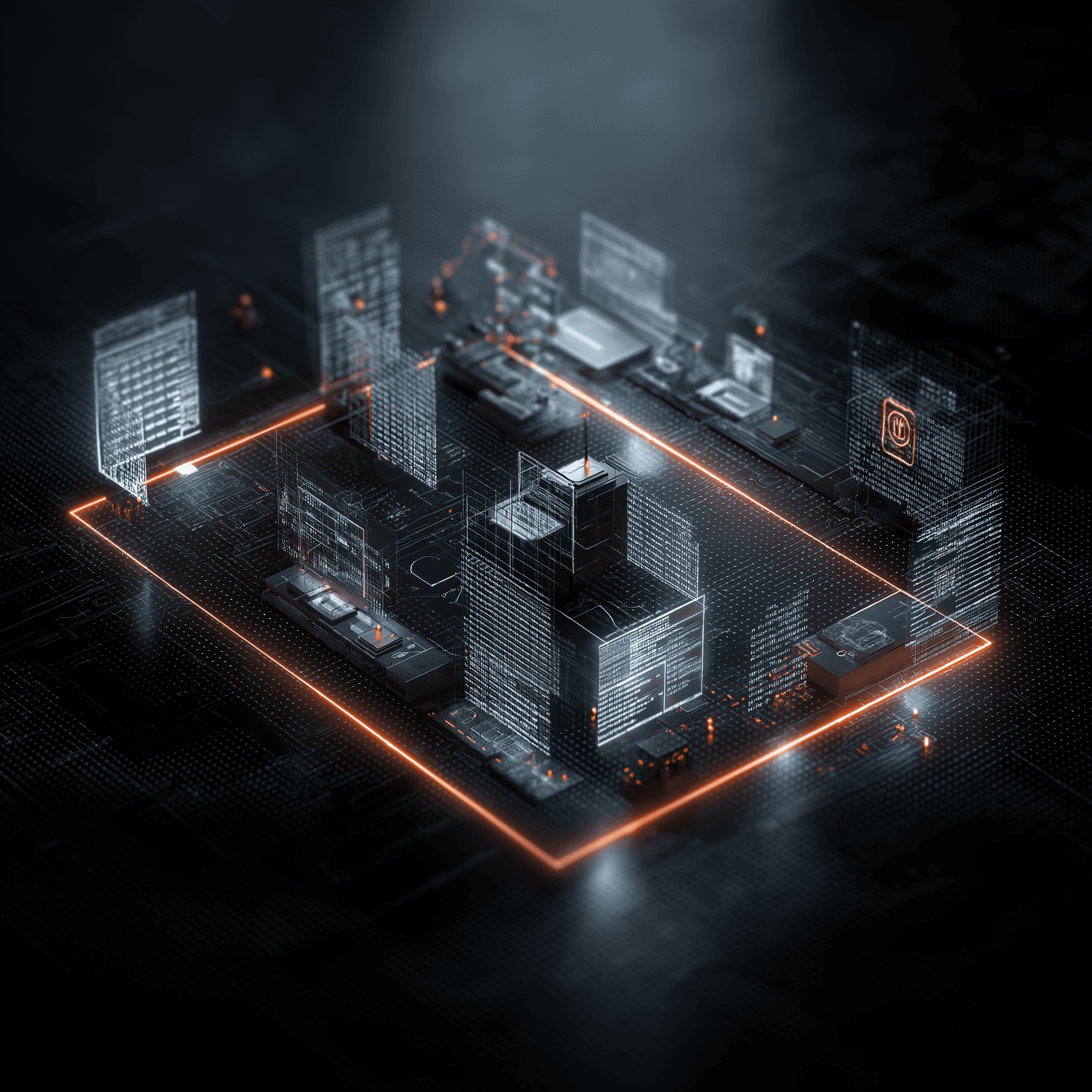 A blurred background with blue, purple, and pink colors