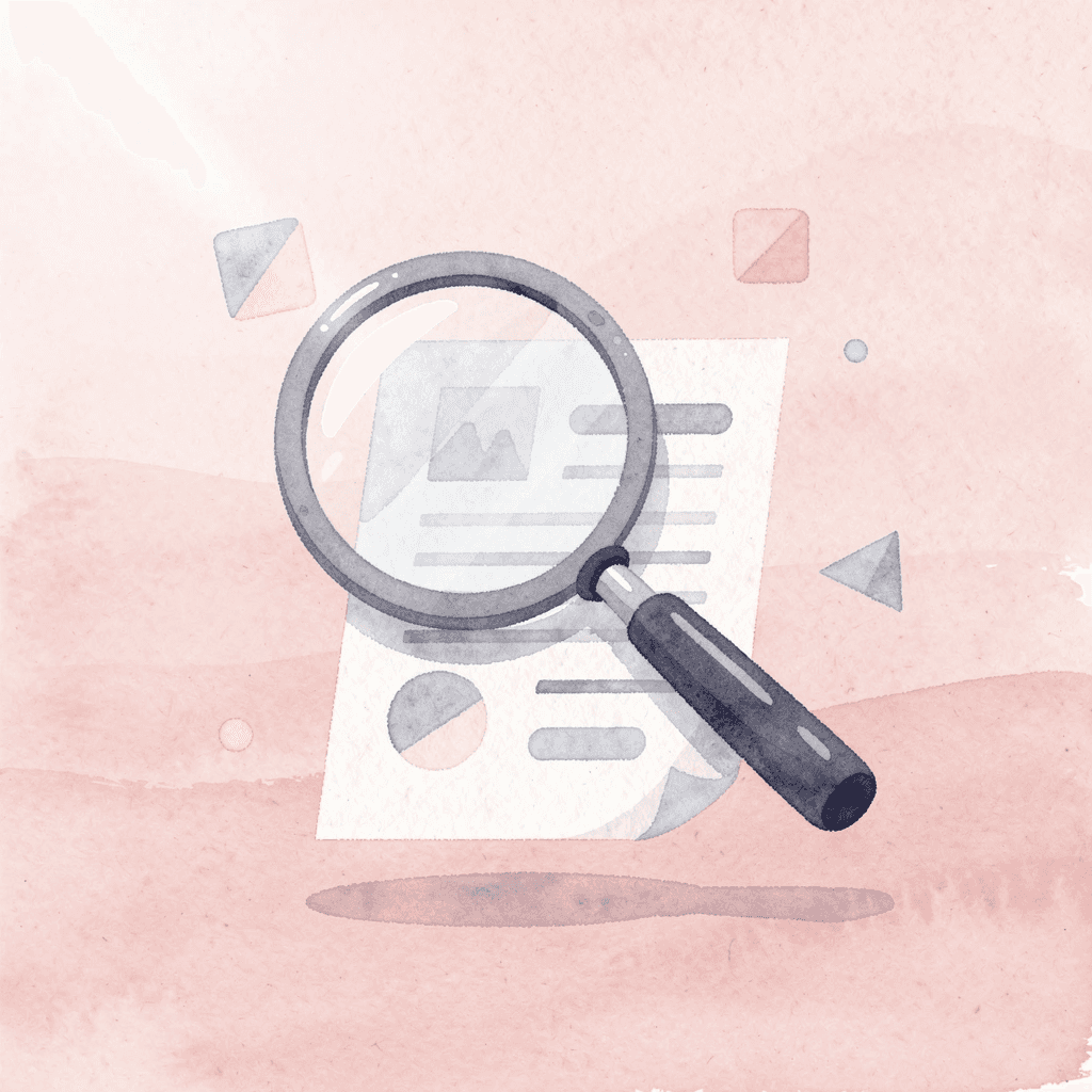 Magnifying glass examining SAT score data representing the search for a clear UT Austin target