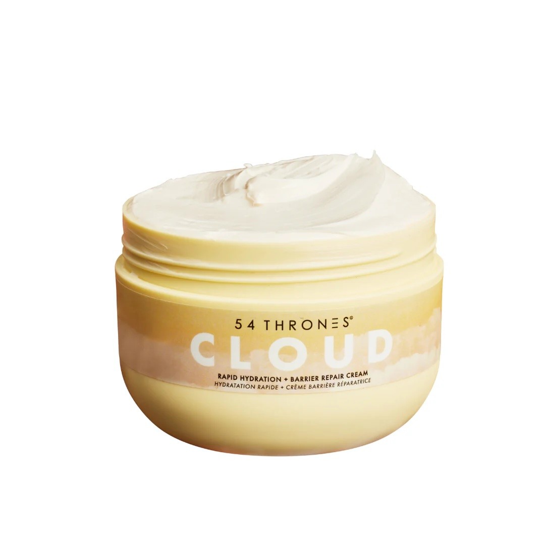 Close-up of Cloud Cream packaging.