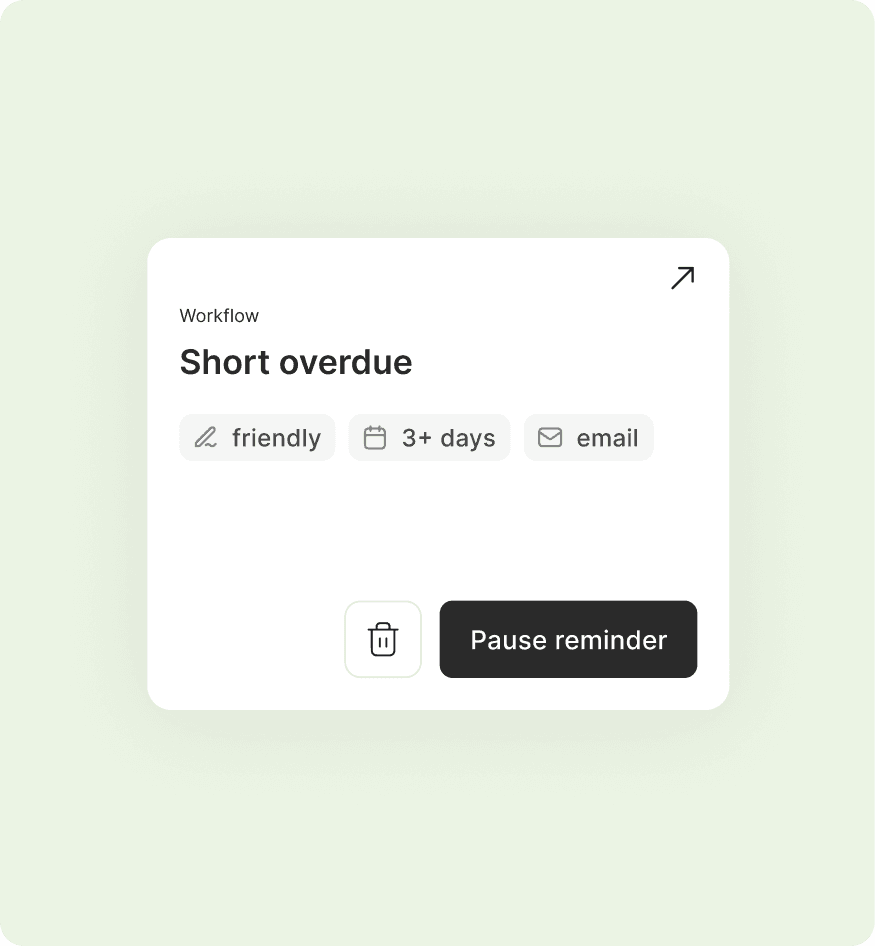 Customise and personalise  reminders 